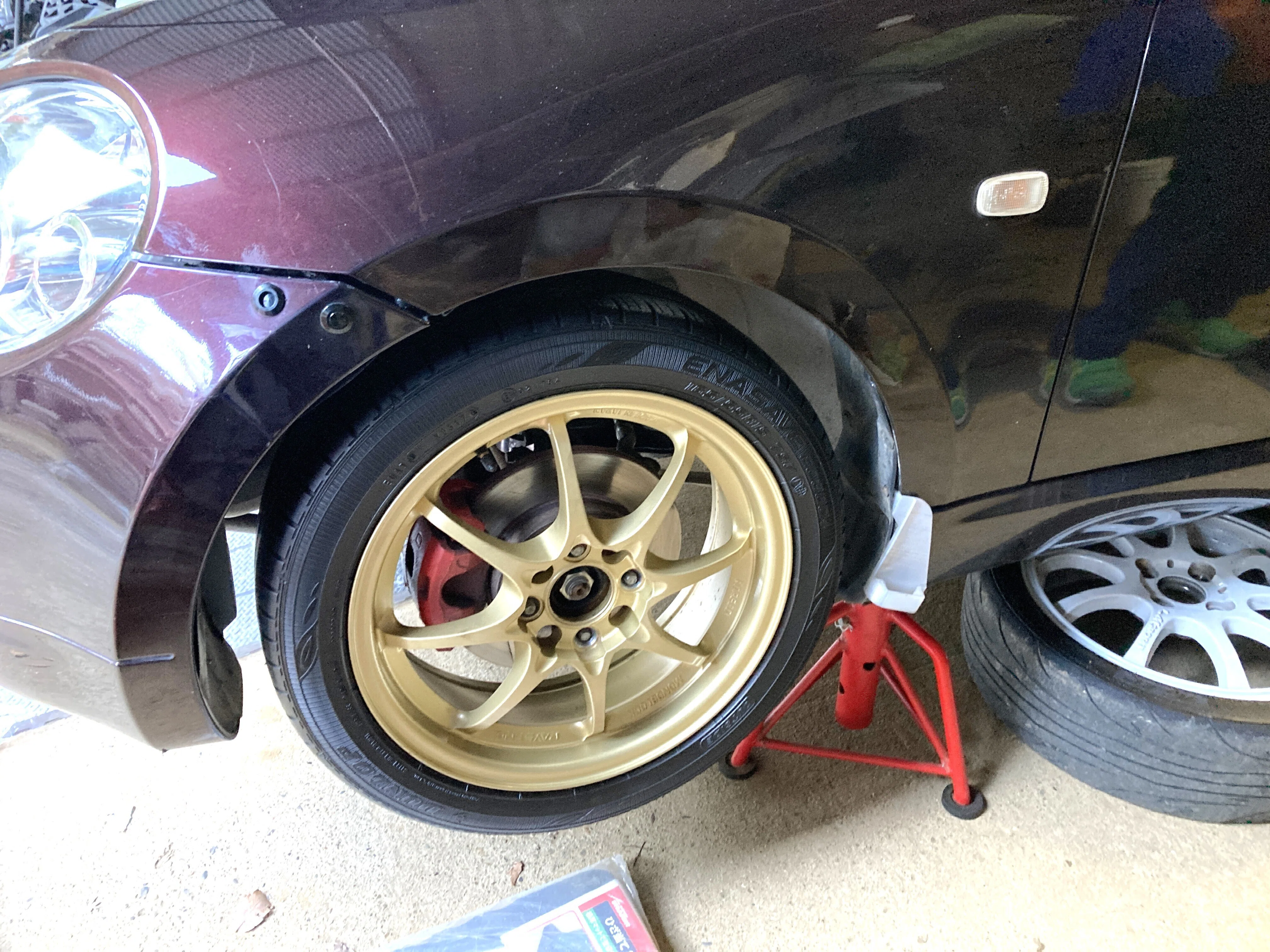 あずきコペン】RAYS VOLKRACING TE37 14インチ6J ＋38[196,981km]｜＠由貴