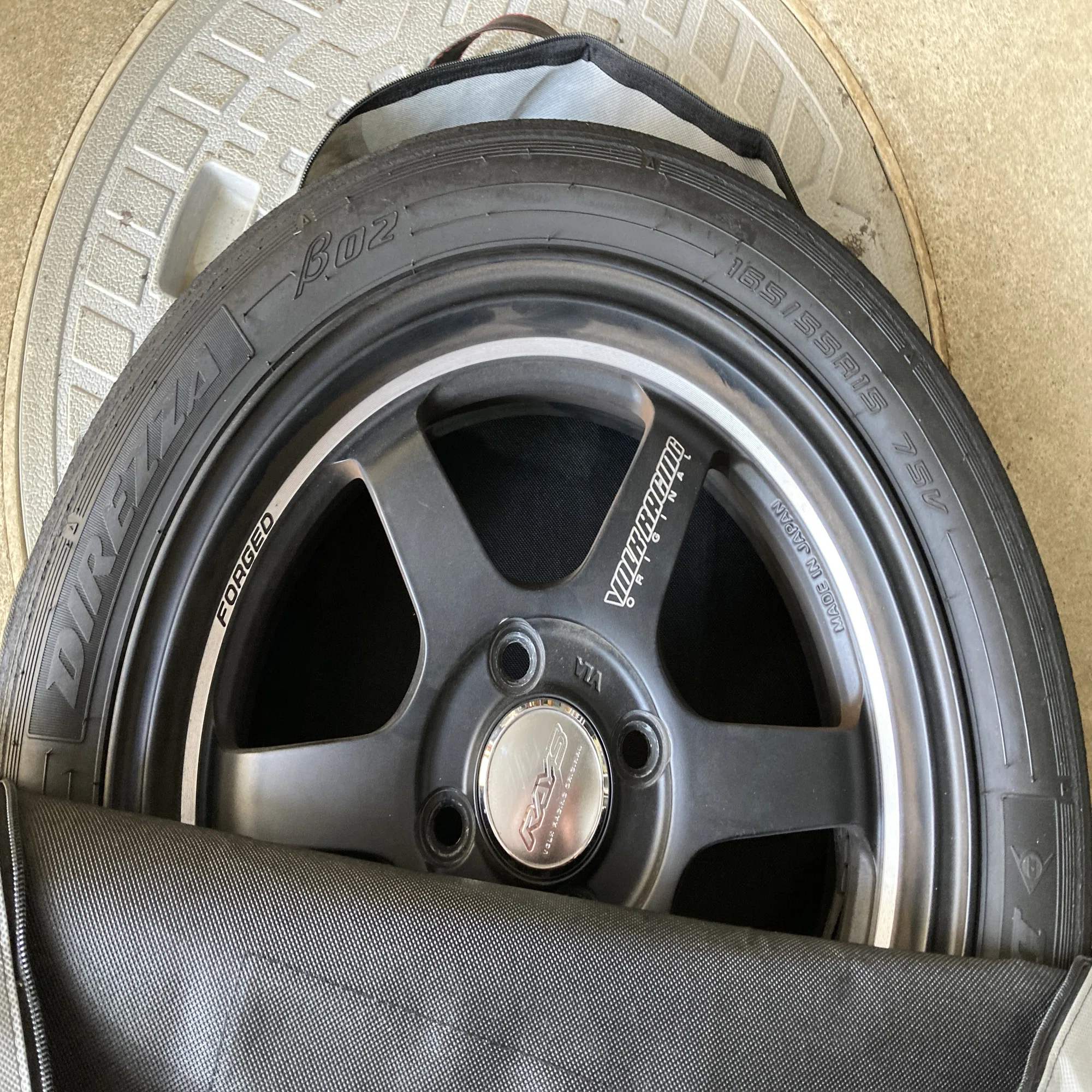 あずきコペン】RAYS VOLKRACING TE37 14インチ6J ＋38[196,981km]｜＠由貴