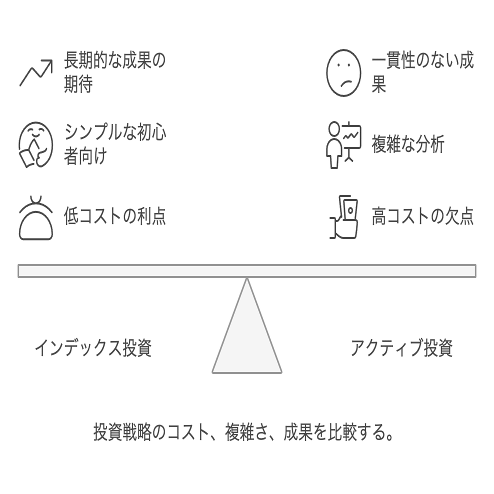 インデックス投資とアクティブ投資：自分に合うのはどっち？｜税理士 吉村知子