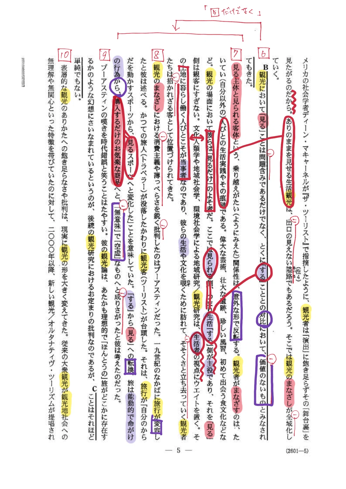 💪｜共通テスト2025 国語（評論）／本文の読み解きかた、「どういう