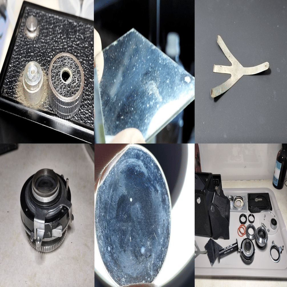 2眼カメラ RICOHFLEX VIIの整備｜かけだしのかめらすみす