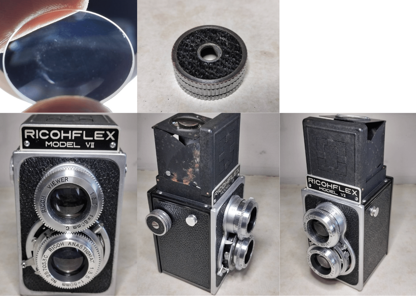 2眼カメラ RICOHFLEX VIIの整備|かけだしのかめらすみす 2眼カメラ RICOHFLEX VIIの整備|かけだしのかめらすみす