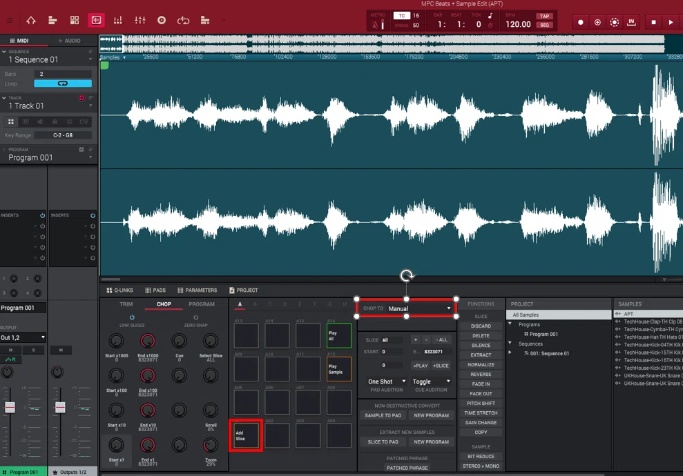 【MPC Beats】MANUALでCHOPする｜Daredevil3