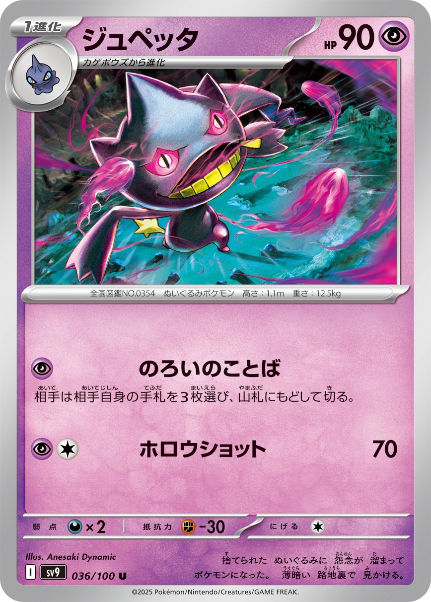 2025/1/24発売の拡張パック「バトルパートナーズ」のカード