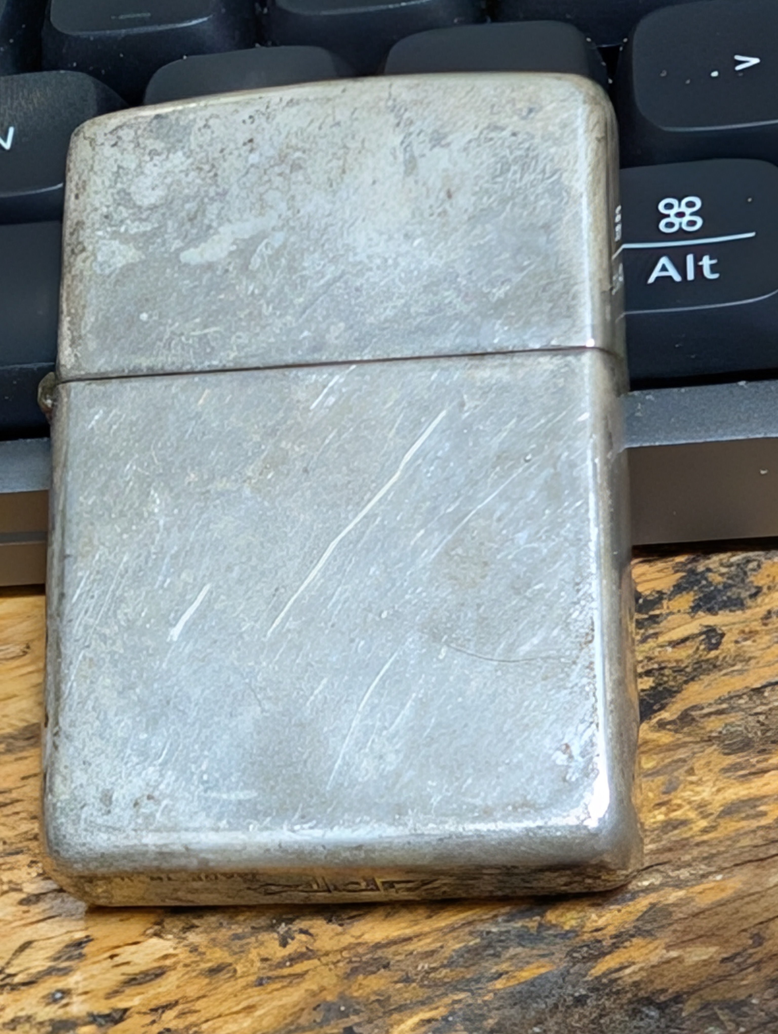 30年物のシルバーのZIPPOをきれいにする！（前編）｜たけ＠公式