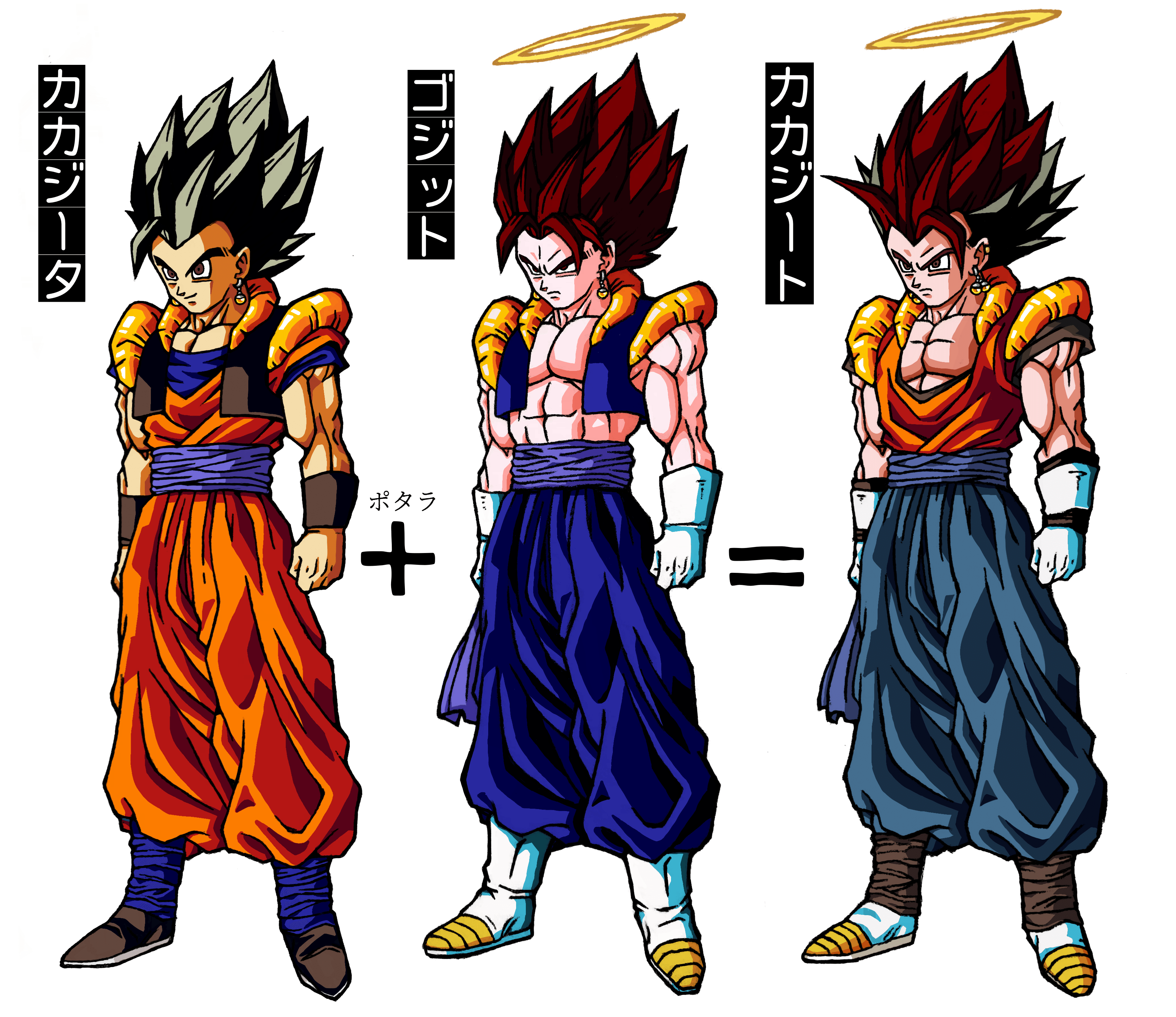 ゴジータとベジットを合体させ続けたらどんな姿になるのか？をテーマに