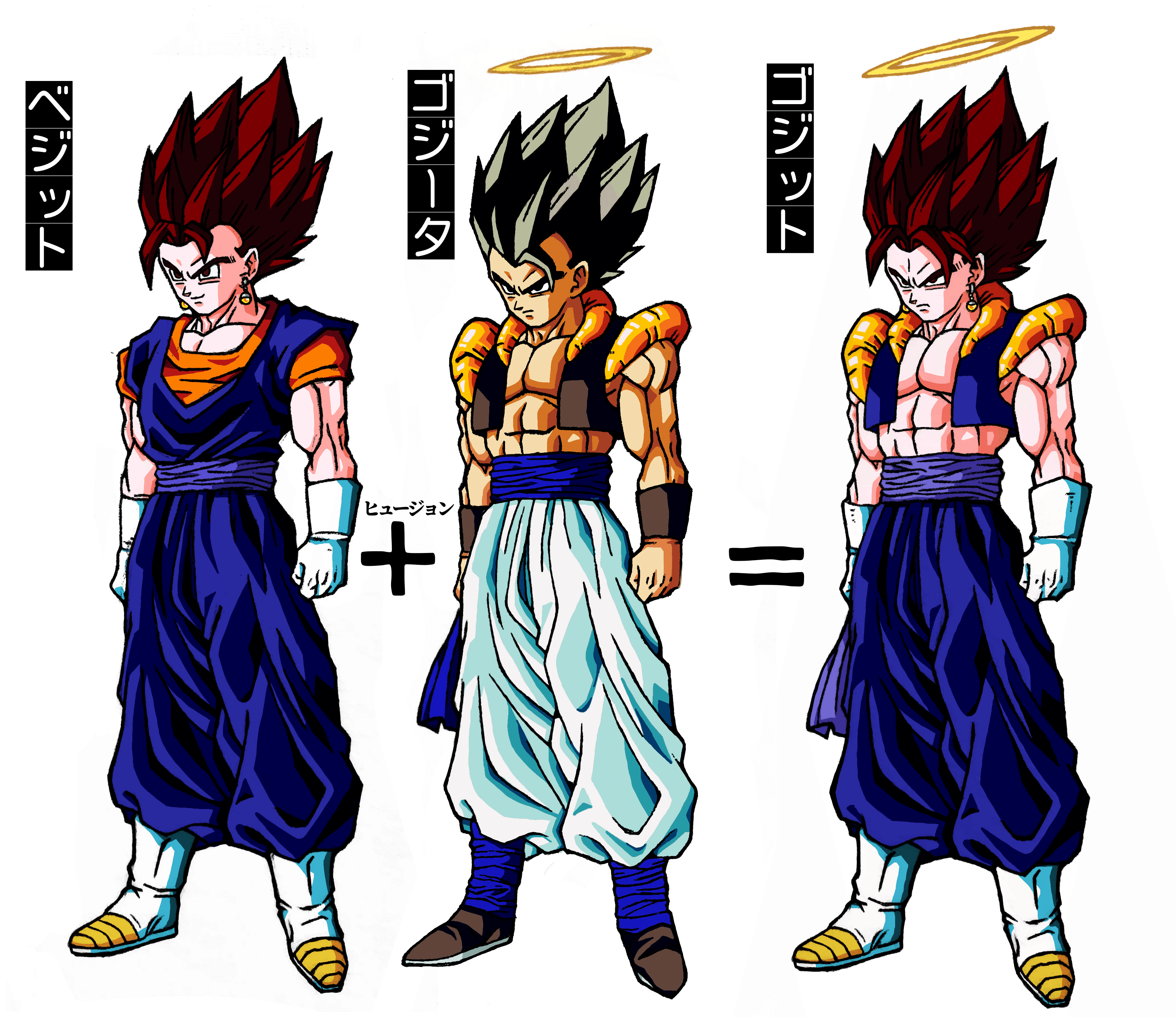 ゴジータとベジットを合体させ続けたらどんな姿になるのか？をテーマに