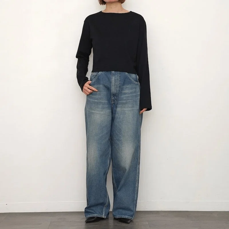 AURALEE】人気トップスPIMA COTTON JERSEY BOAT NECK P/O｜THIRTY' THIRTY'