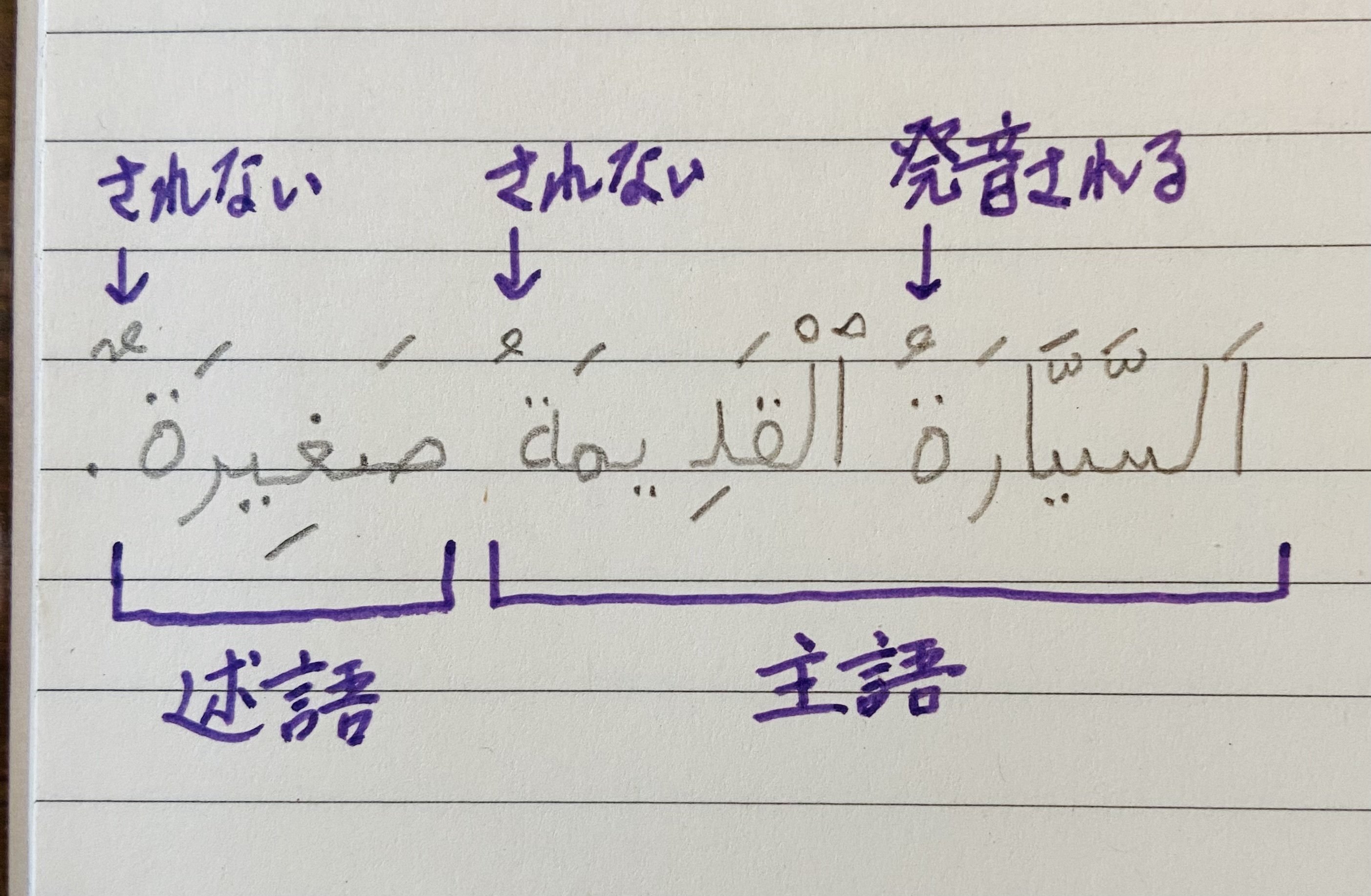 アラビア語の入門を読む٣٢｜循環バスるめ