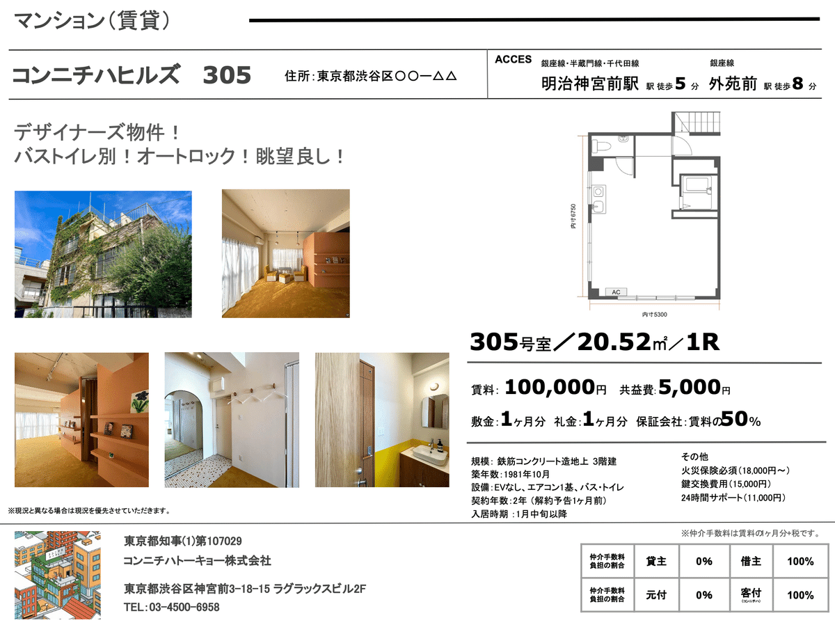初期費用っていくら？安くなるの？｜コンニチハトーキョー株式会社