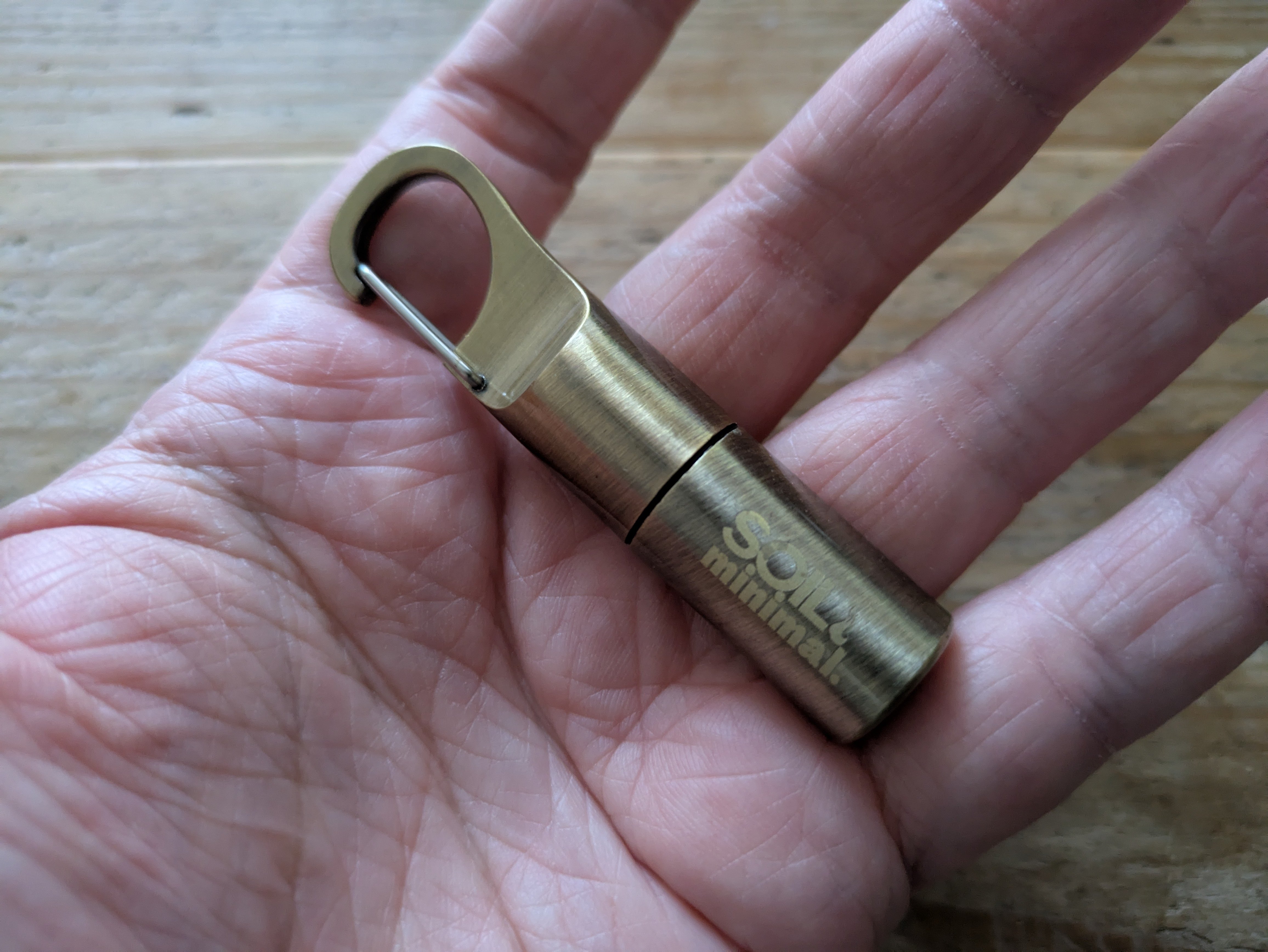 SOIL minimal.（ソイルミニマル）】「HOPE Lighter Gold ホープ