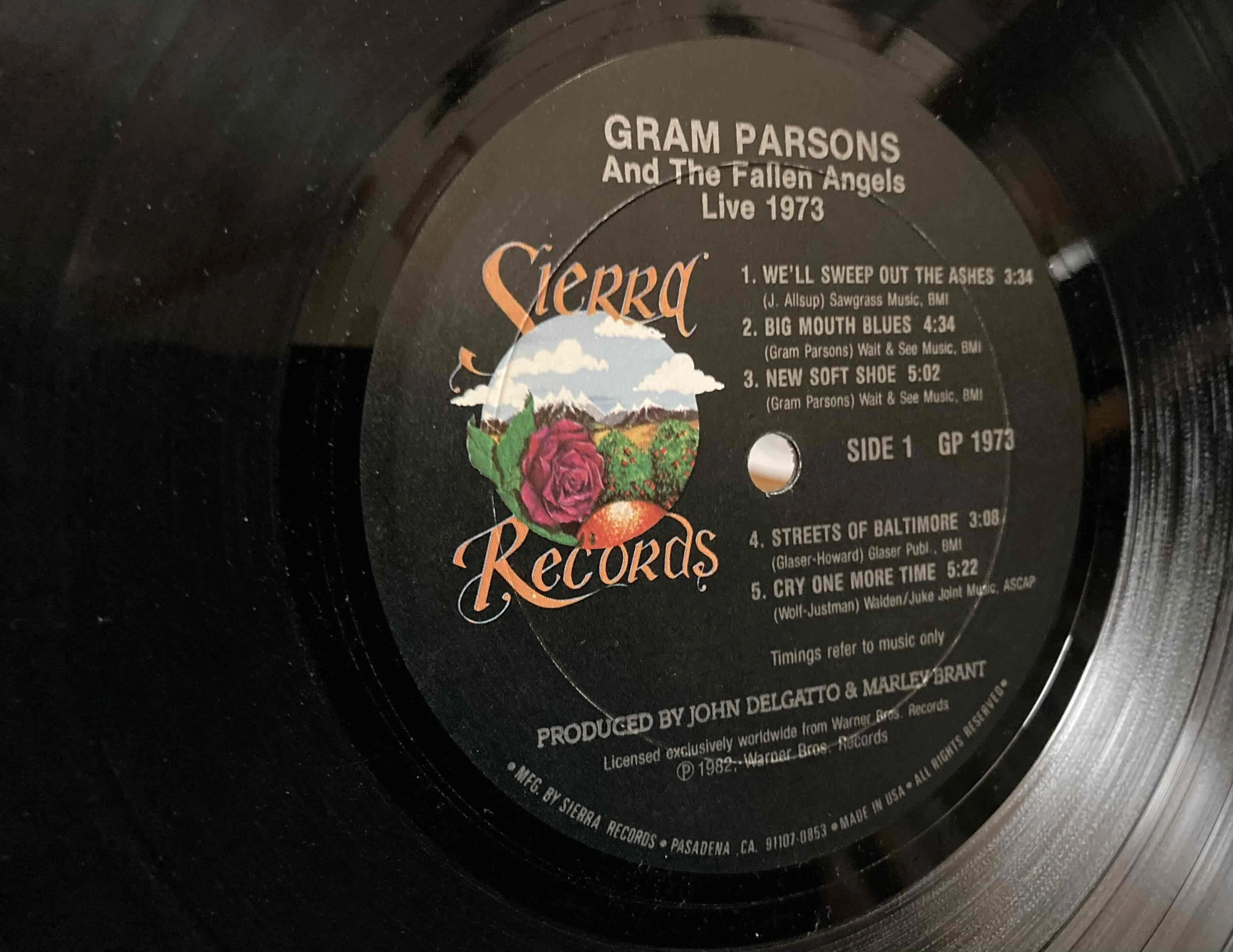 Gram Parsons [Grievous Angel] Reprise MS-2171｜naruru's Record