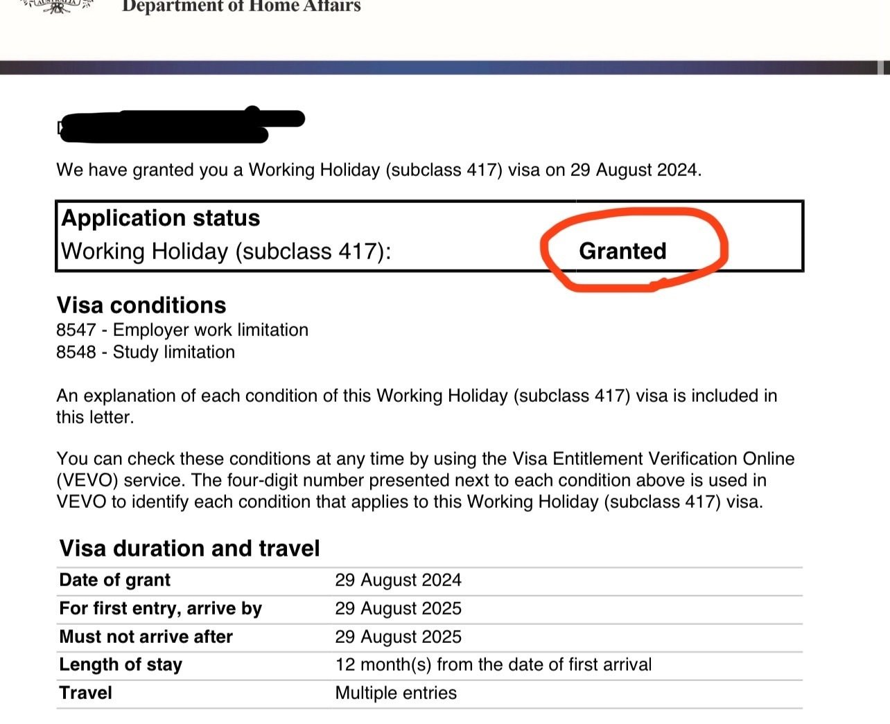 オーストラリアワーホリビザが10秒で認可された話｜ぼっちかんすけ