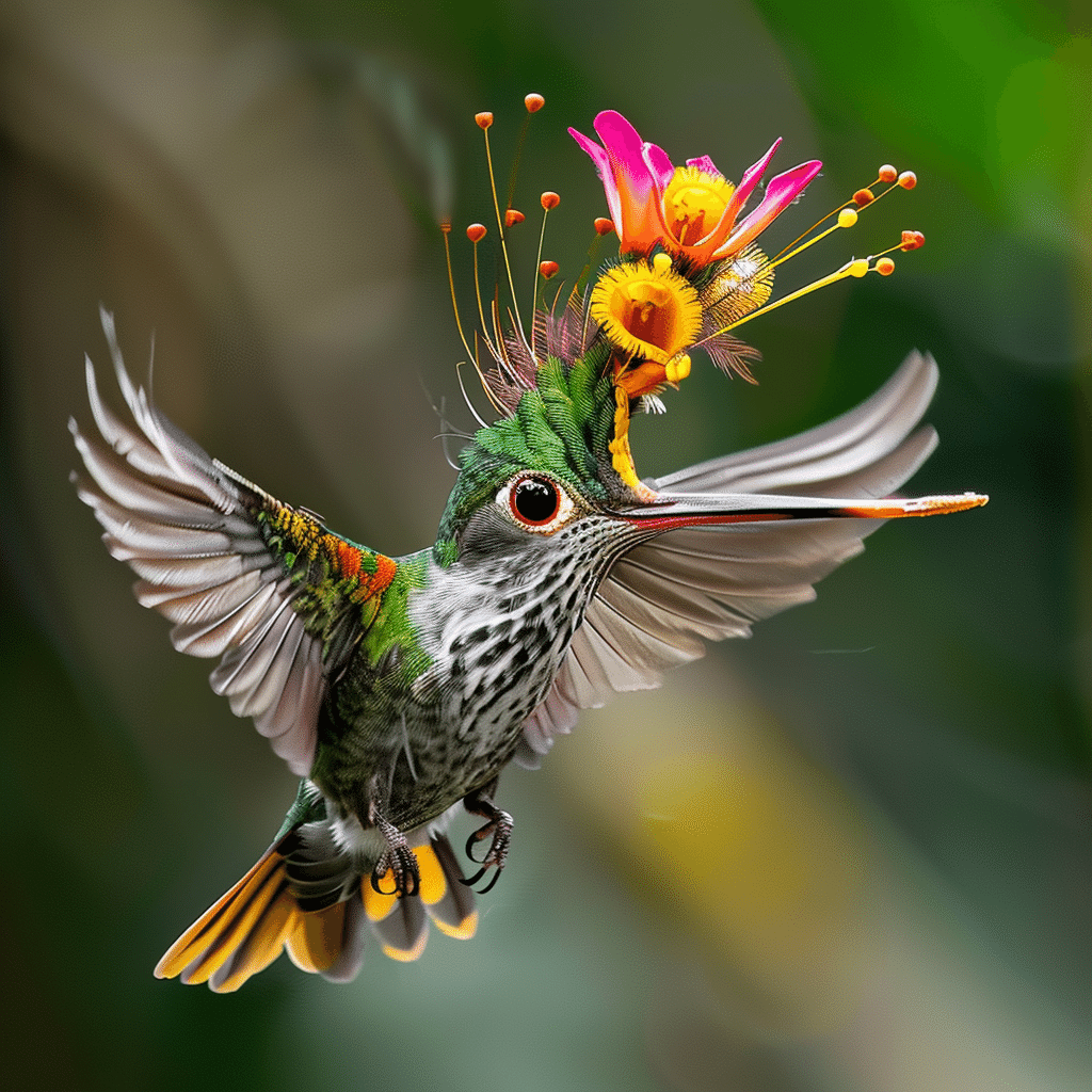 いない生き物図鑑：フローラルクラウンハチドリ｜リョウヘイ