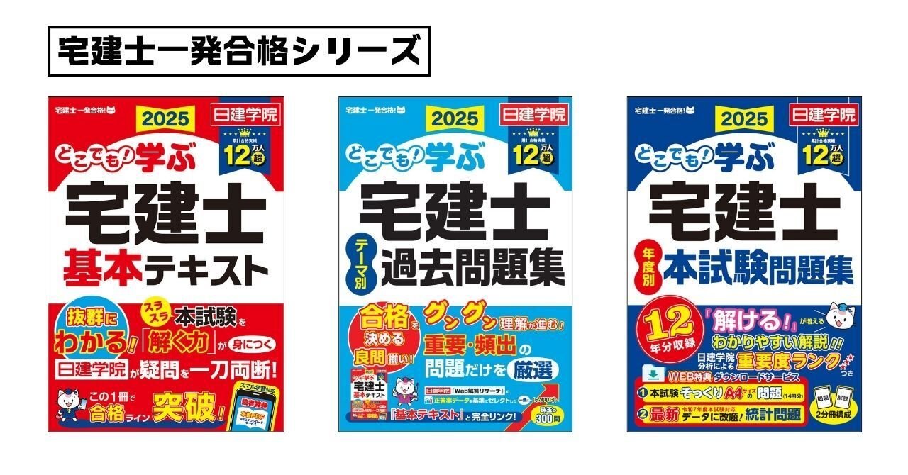 2024年版 宅建士　テキスト 9冊セット　日建学院 どこでも！学ぶ宅建士 基本テキスト 2024年度版 【宅地建物取引