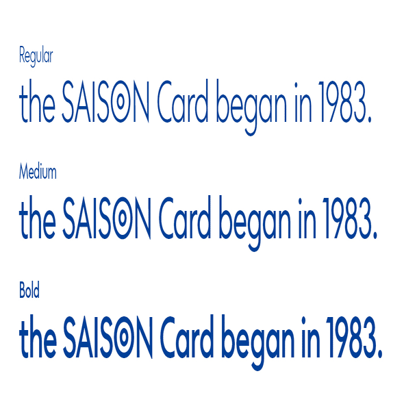 クレディセゾン コーポレートフォント「SAISON Sans」が誕生しました
