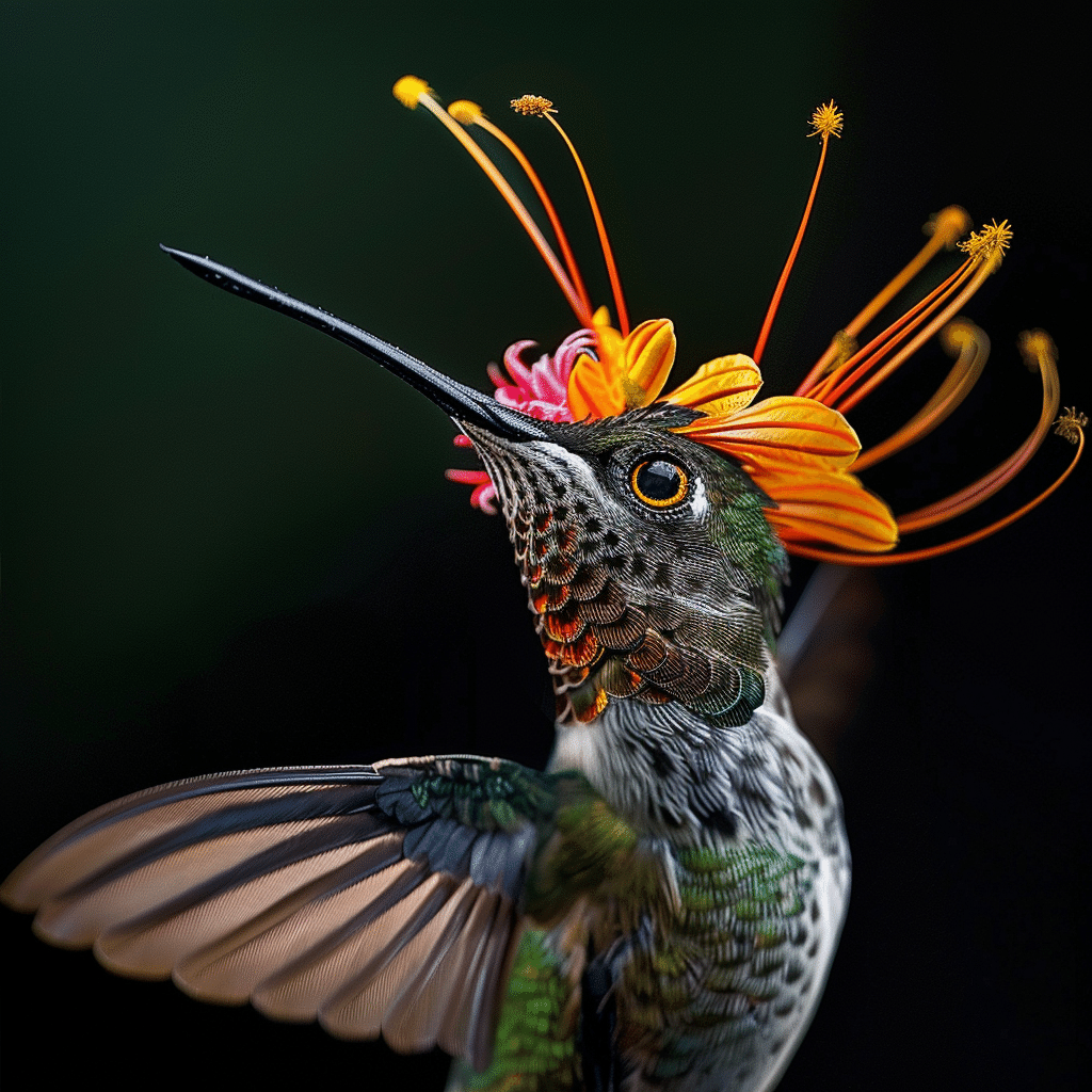 いない生き物図鑑：フローラルクラウンハチドリ｜リョウヘイ