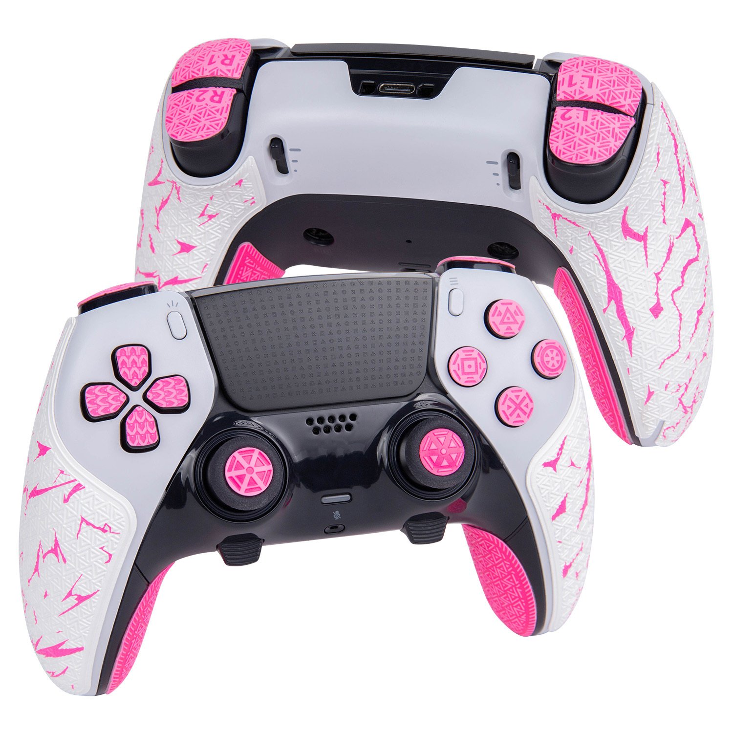 PS5　コントローラー ピンク 超可愛い PS5 EDGE ピンクコントローラーグリップ｜TALONGAMES