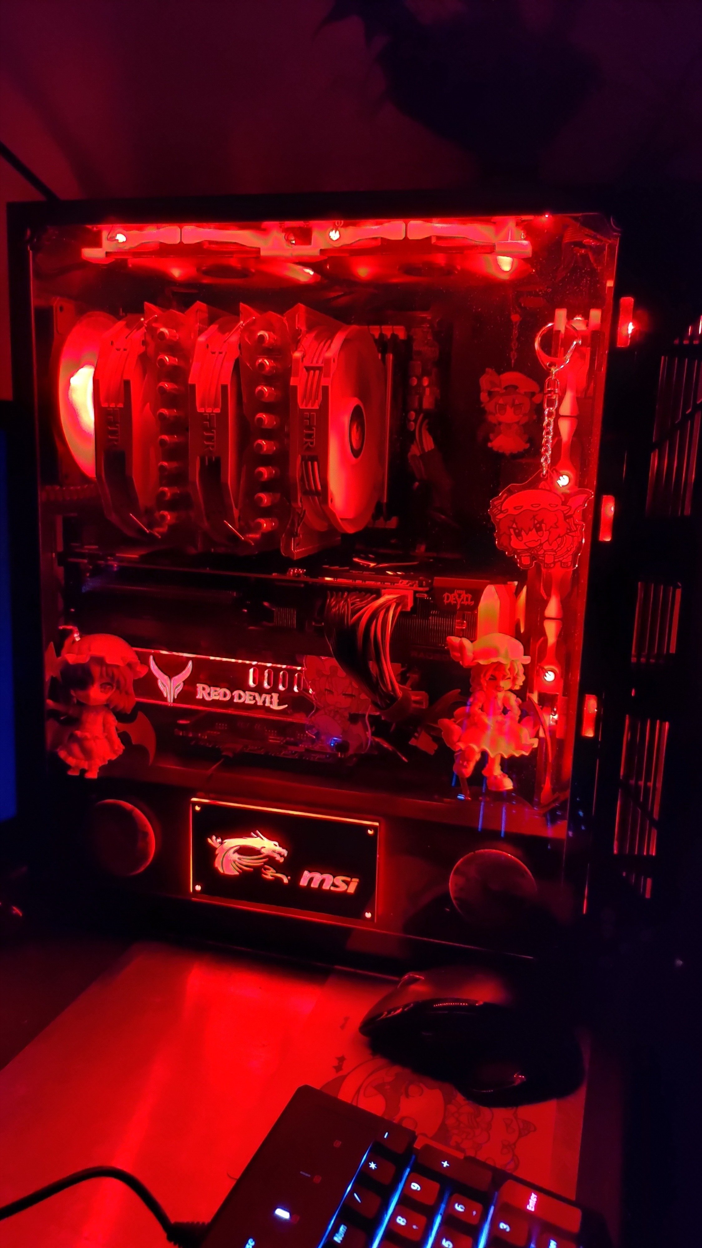 レッド 自作PC iiyama PC LEVEL-M57M-144F-RLX-ZETA DIVISION [RGB Build