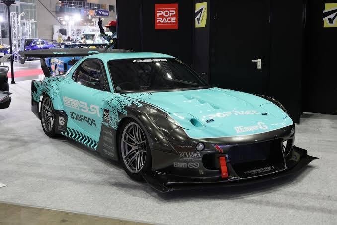 POPRACE 東京オートサロンKL限定 RX-7 RE雨宮 ブルー ポップレース POPRACE RX7 RE雨宮 東京オートサロンKL限定 FD3S