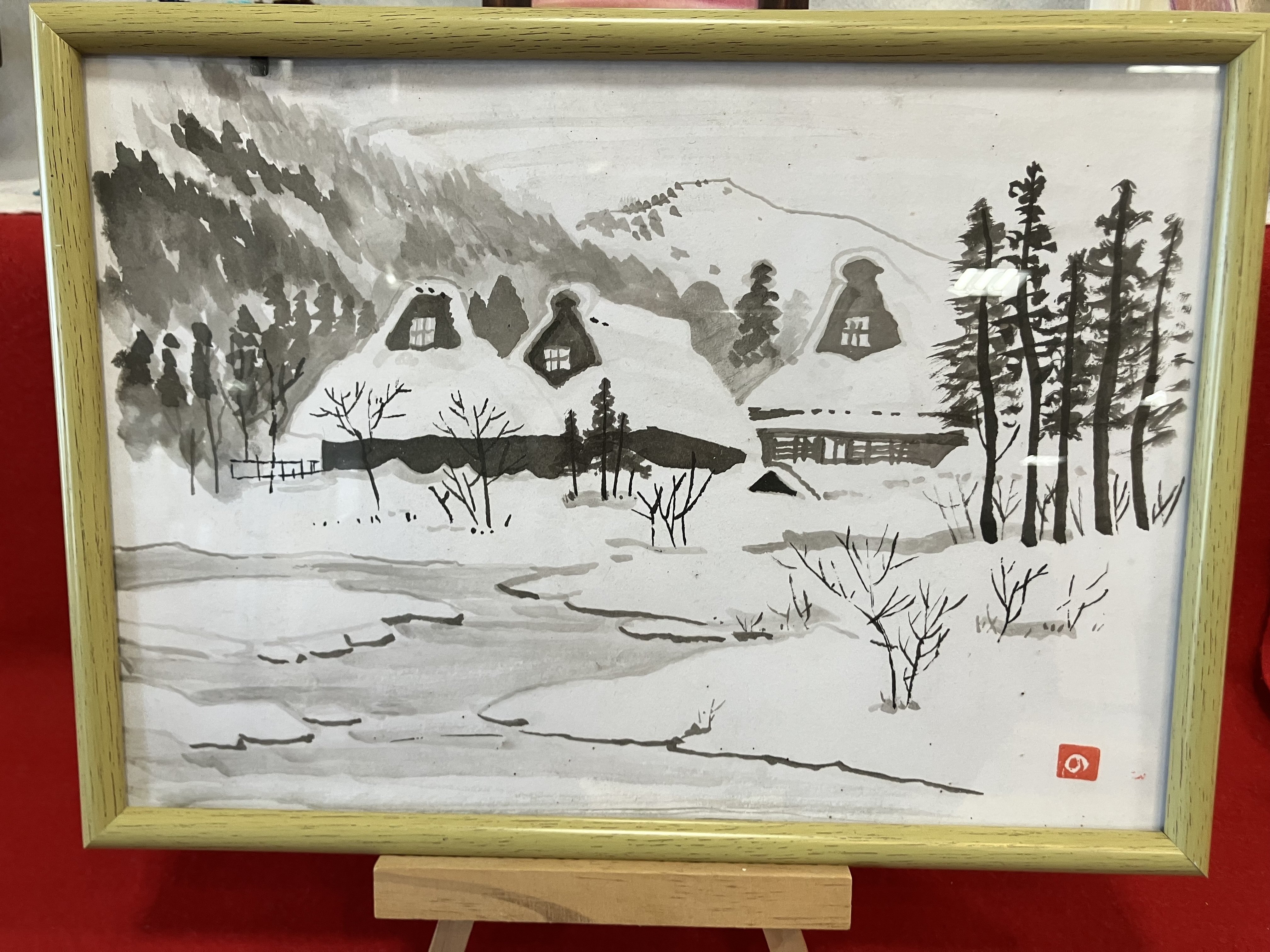 水墨風景 日本風の水墨画 | SeaArtで遊ぶ