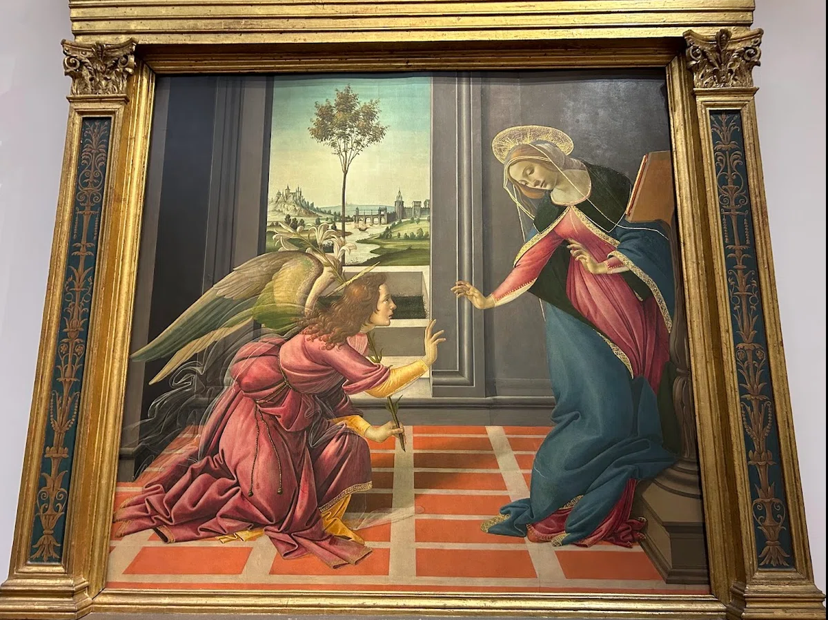 Winter 2024 Italy Trip] The Uffizi Gallery is full of masterpieces 