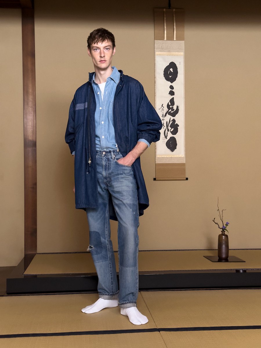 【新品タグ付き】Levi'sブルータブセカンドドジャケット レディース　日本製 Levi's セカンド、ダークブルーデニムジャケット値下げ不可NR.NC