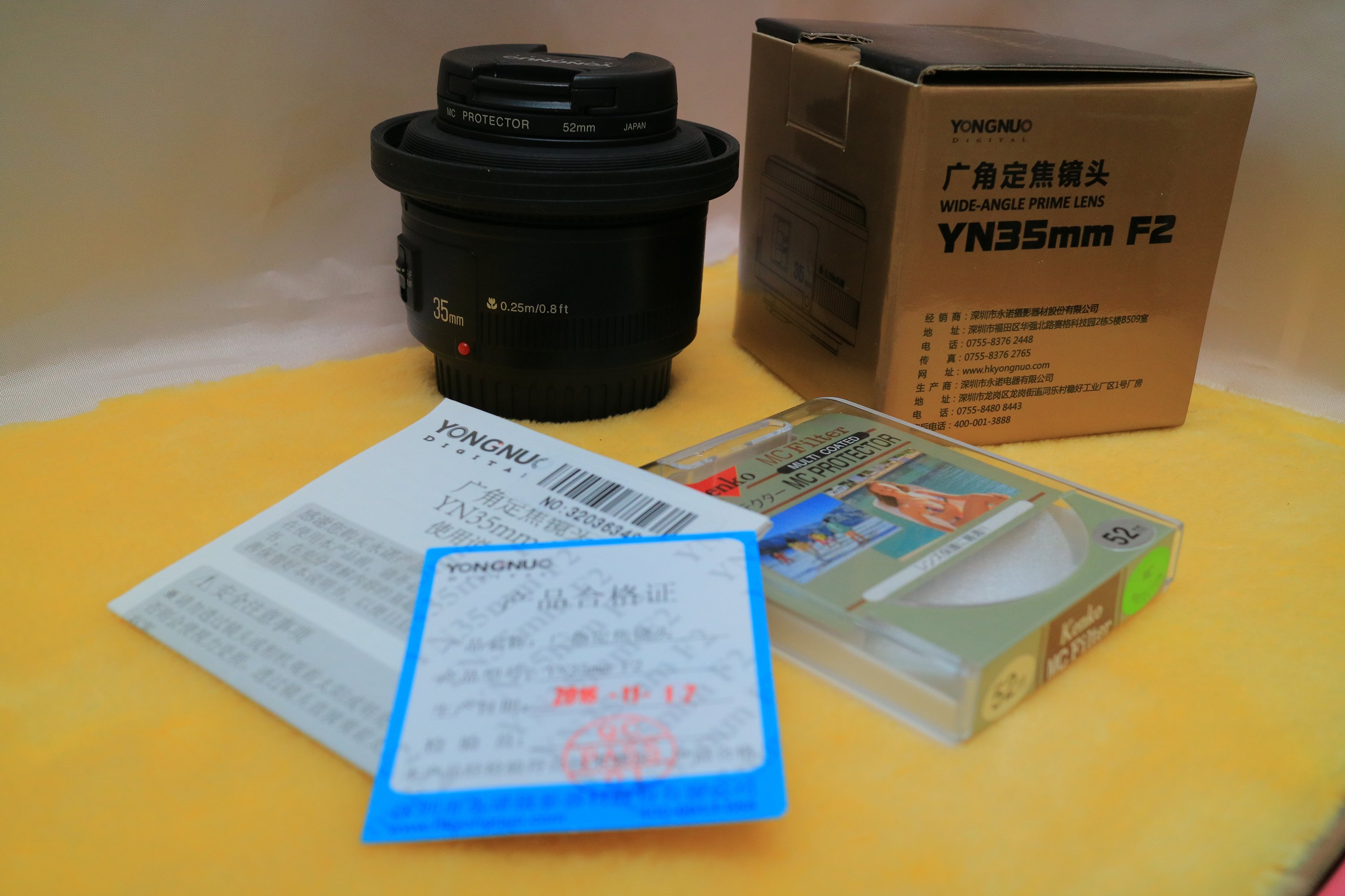 YONGNUO 35mm f/2.0 単焦点レンズ　ジャンク YONGNUO 35mm f/2.0 単焦点レンズ ジャンク 単焦点レンズ