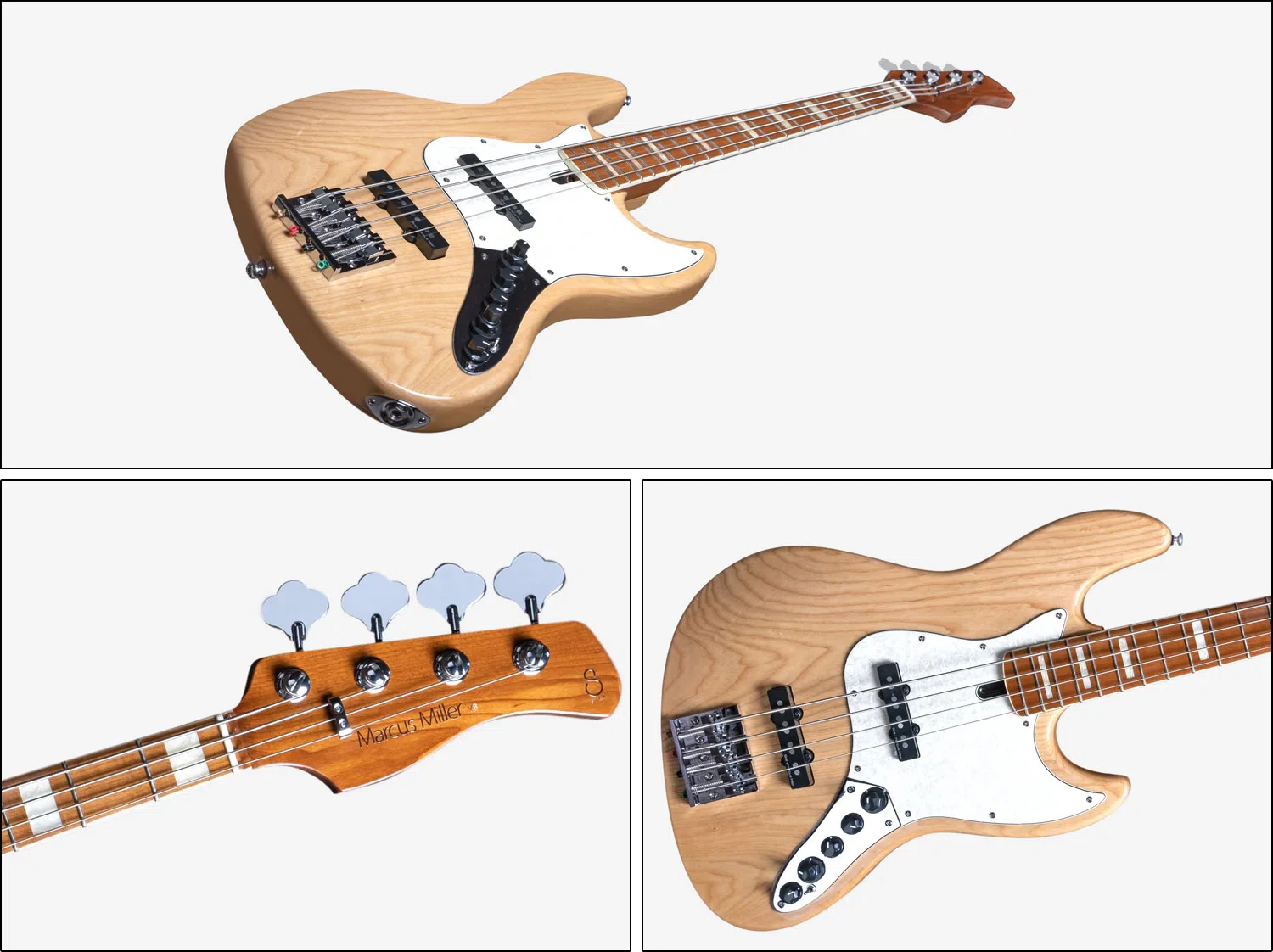 マーカス×Sireによるローステッドメイプル・ネック＆指板採用