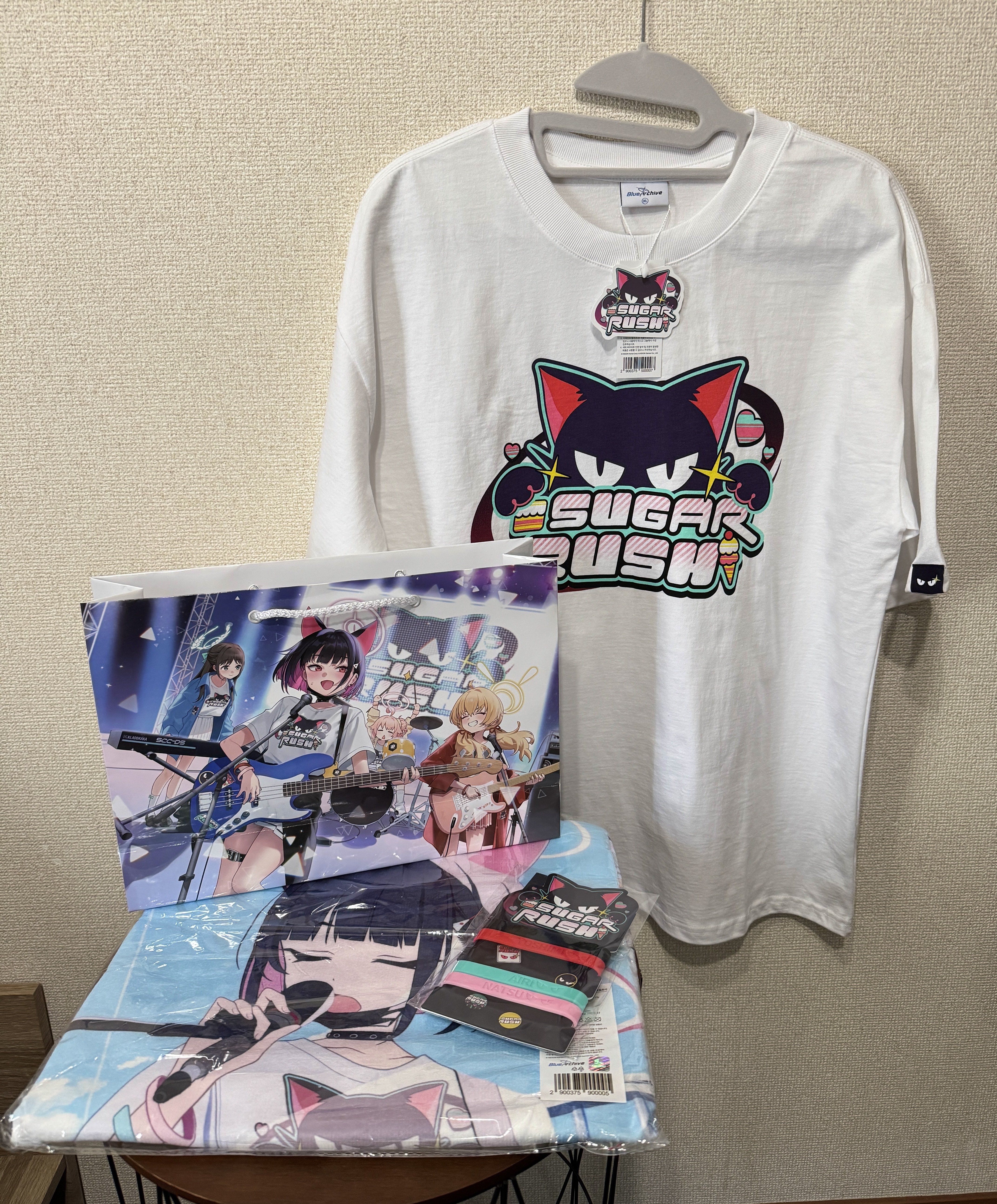 【まとめ販売／韓国 公式グッズ】ブルーアーカイブ シュガーラッシュ ブレスレット まとめ販売／韓国 公式グッズ】ブルーアーカイブ シュガー