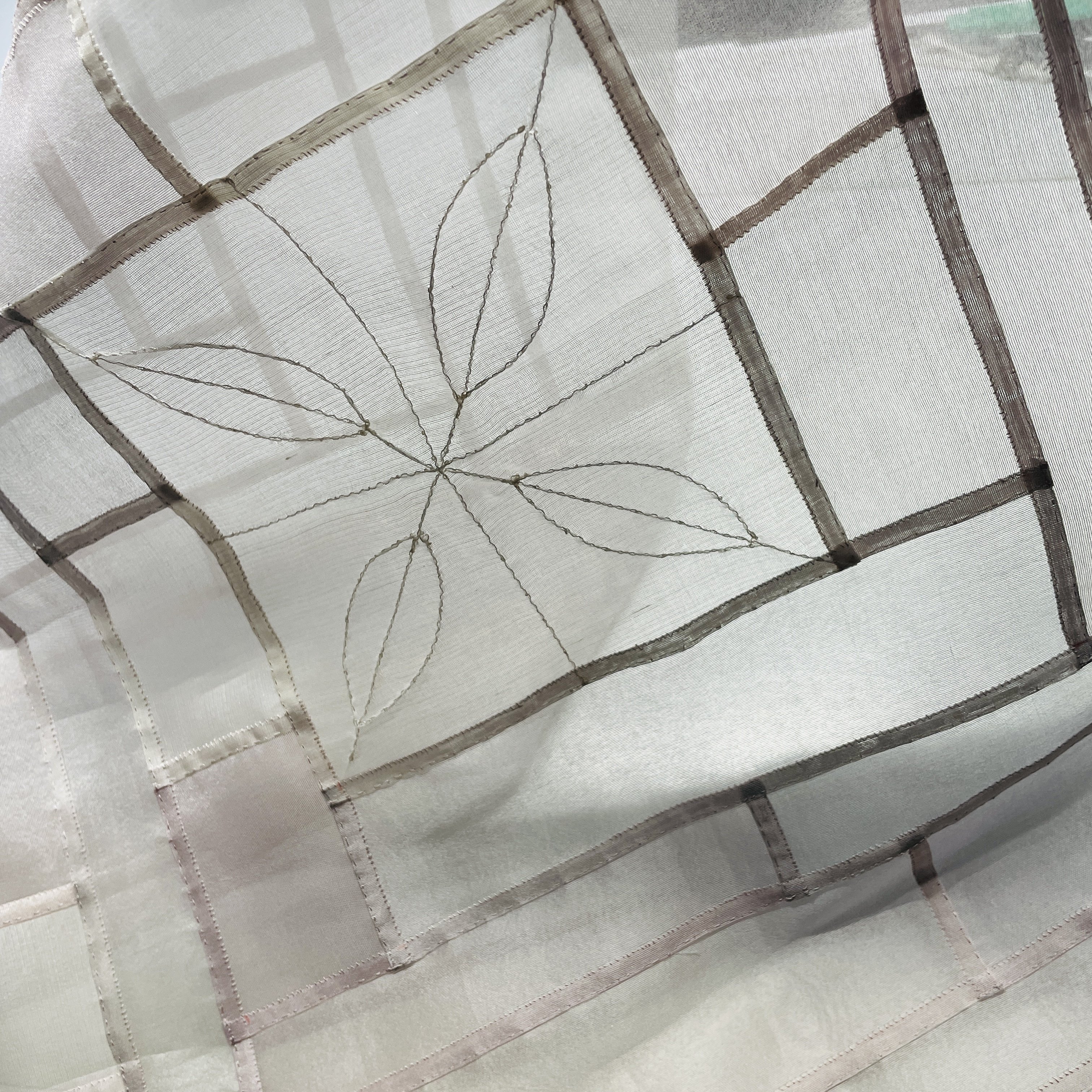 韓国　ポジャギ　タペストリー　②枚　さつき様 麻ポジャギ タペストリー | Pada Azul H.M.