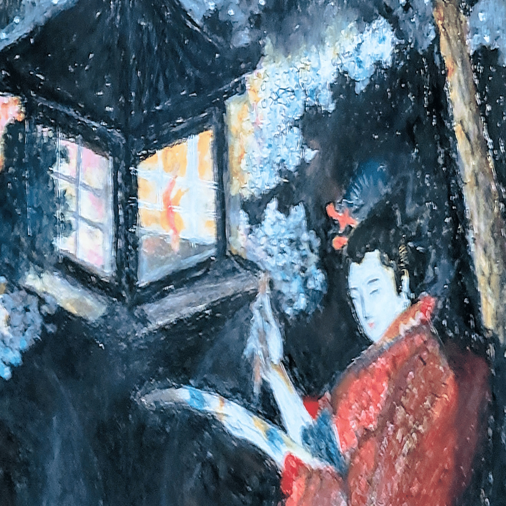 画家の心 美の追求 第94回「葛飾応為『夜桜美人図』19世紀中頃