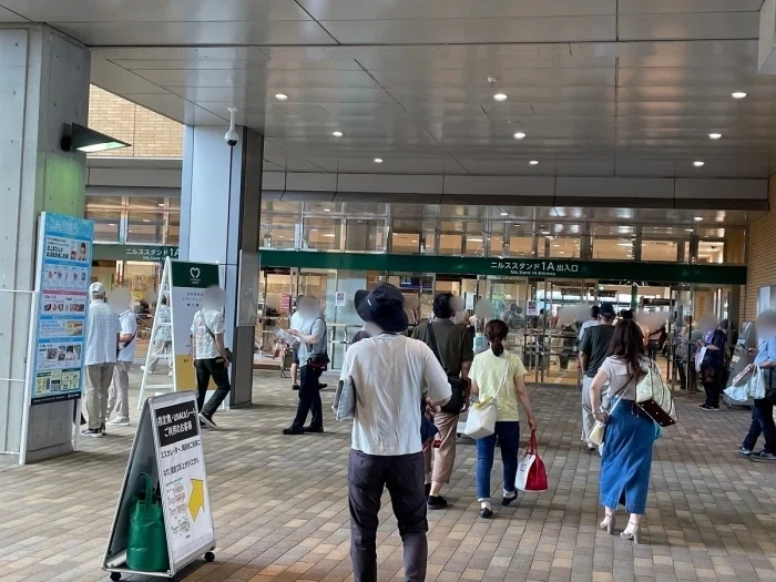 新潟競馬場入場後
