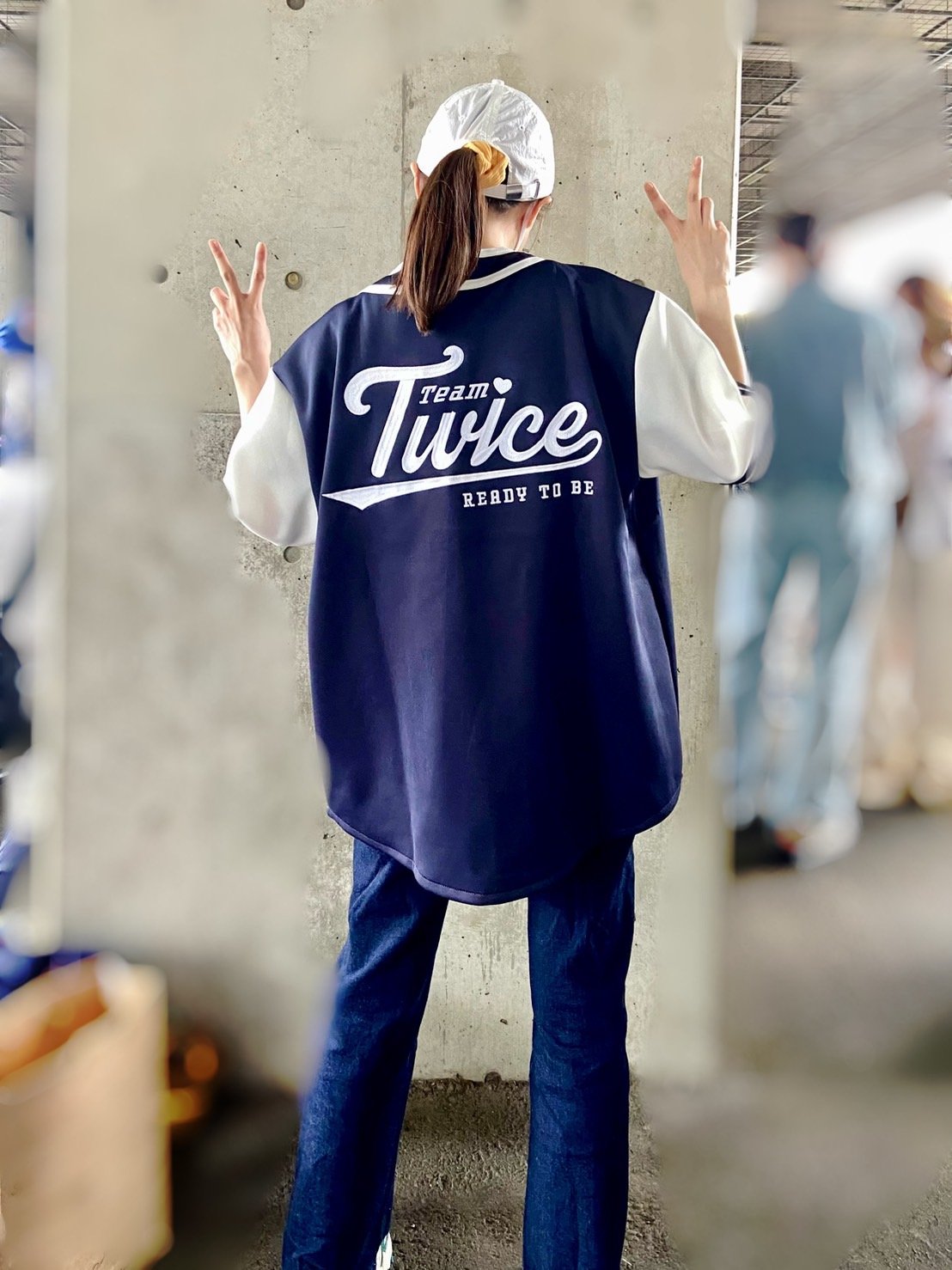 TWICEのライブへ参戦した水瀬さんの写真（水瀬さん本人の提供）