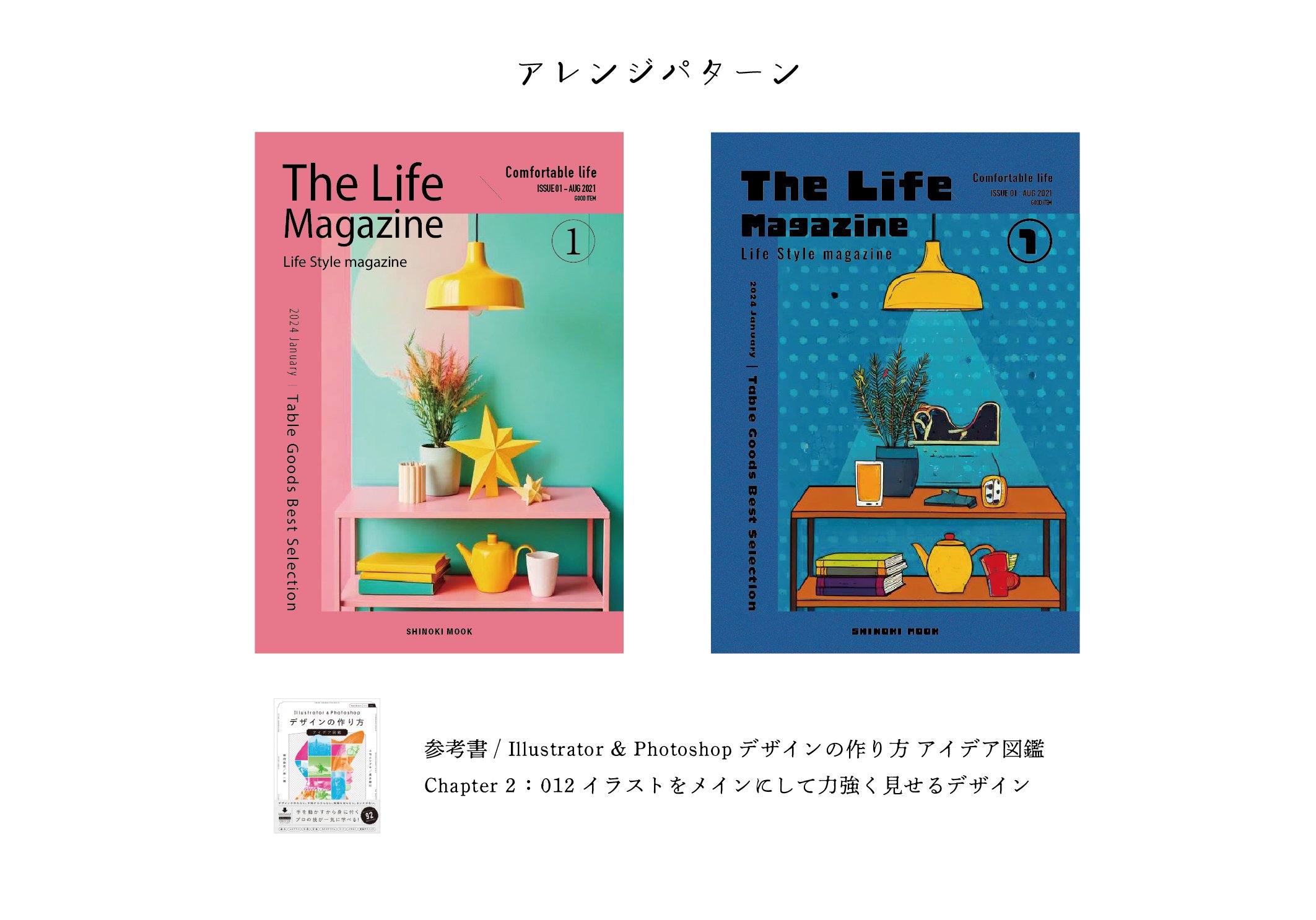 更新】デザイン練習の記録 | 参考書「デザインの作り方 アイデア