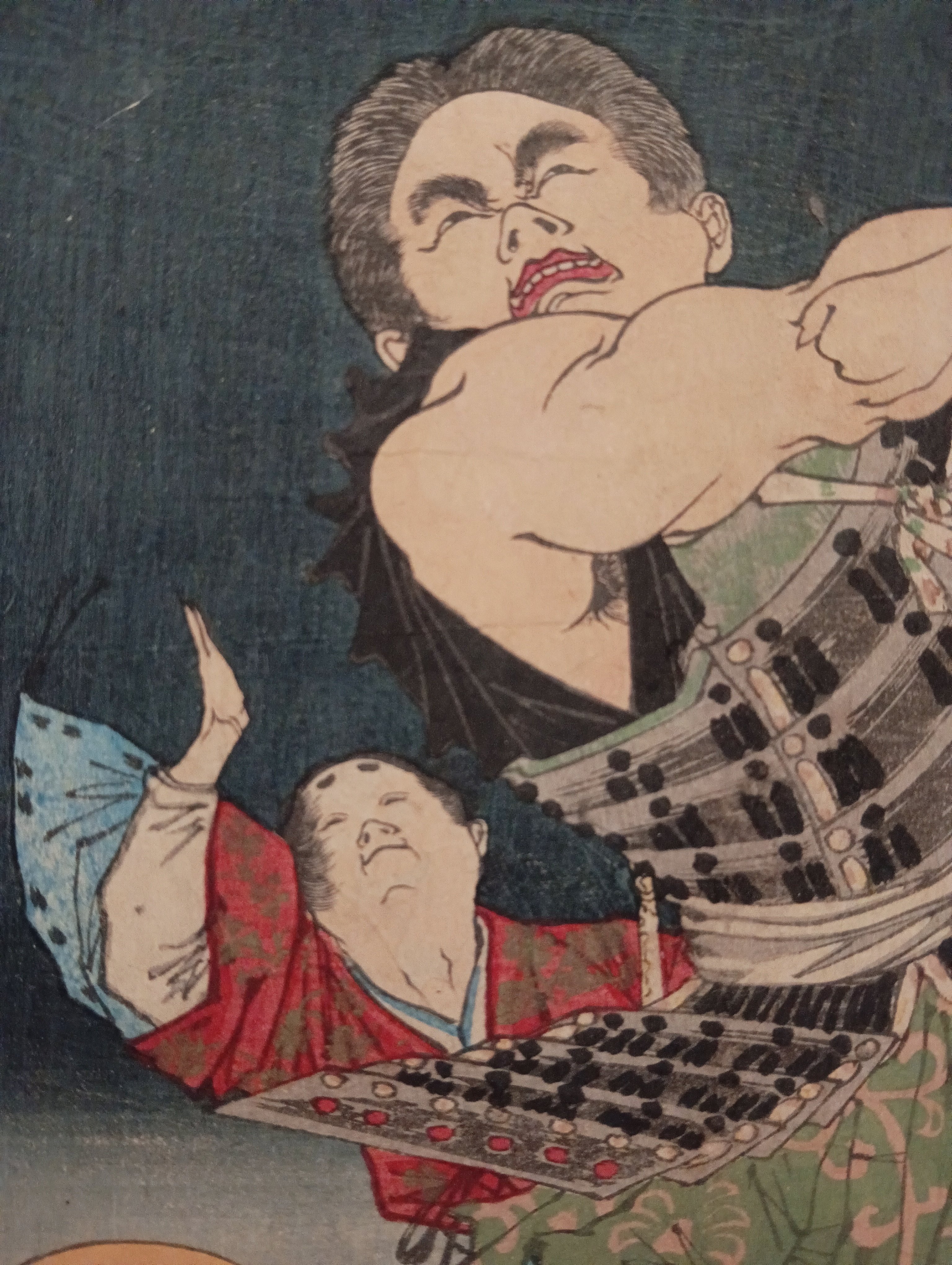 大日本名将鑑 西塔武蔵坊弁慶 御曹司牛若丸｜月岡芳年コレクター