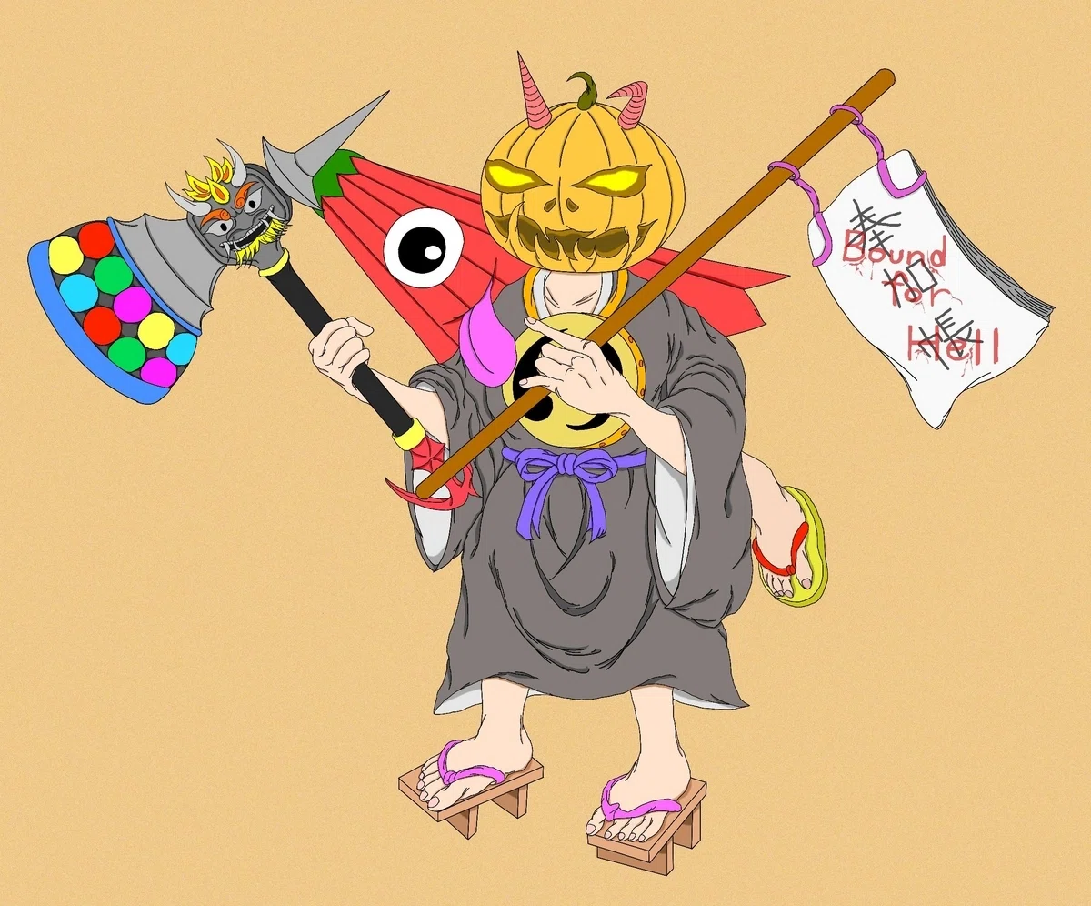 滋賀県大津市にて大津絵と遭遇す。そして自分でも描いてみた！｜睦夢夕