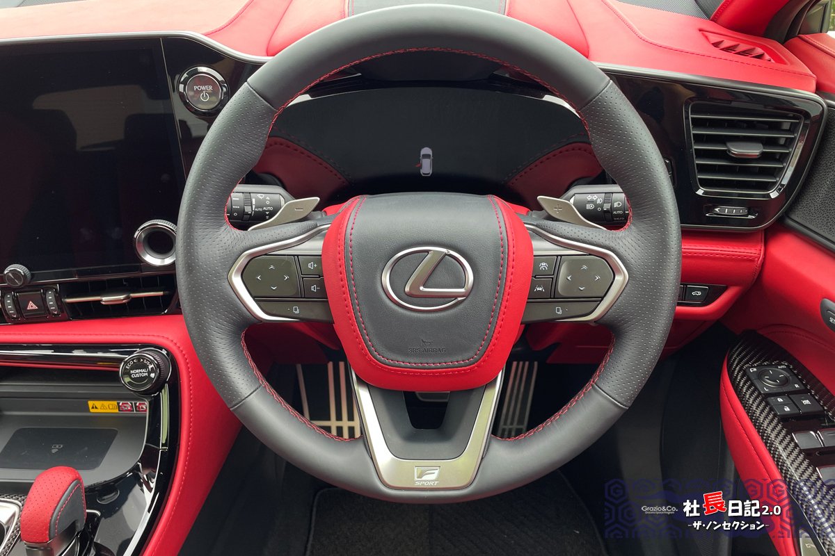 LEXUS RX/NX/LBX「ステアリング」メニューです。｜Grazio&Co