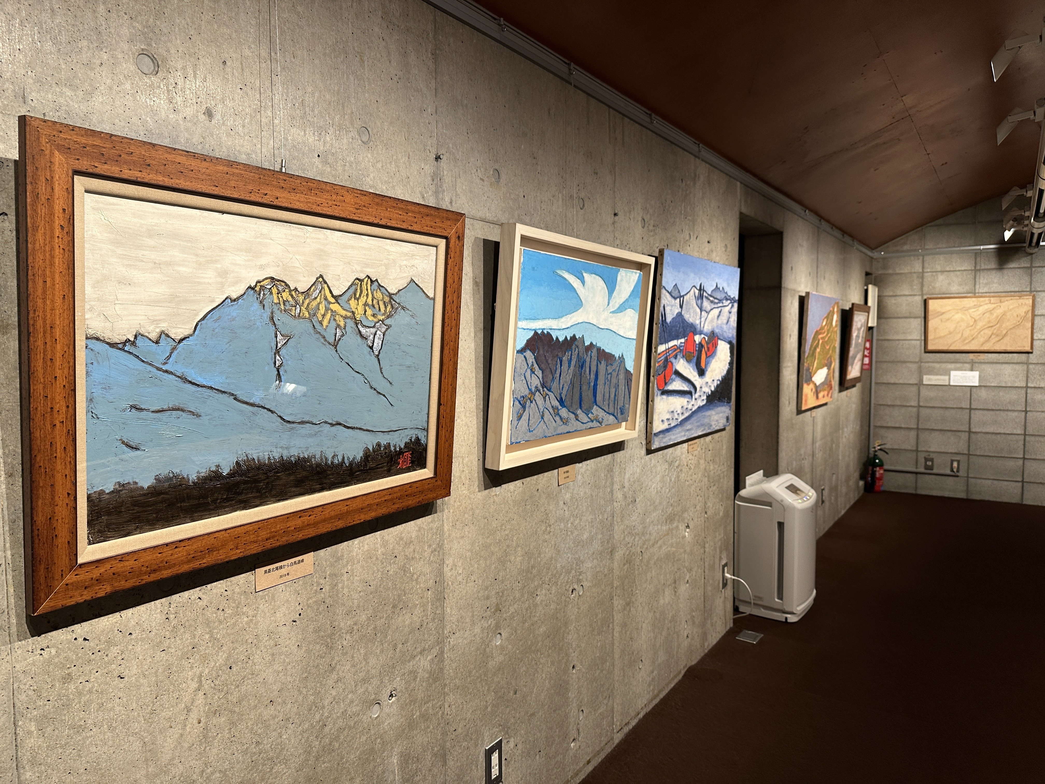 熊谷榧展「日本の山々」 熊谷守一美術館｜Kazuo Yoshida
