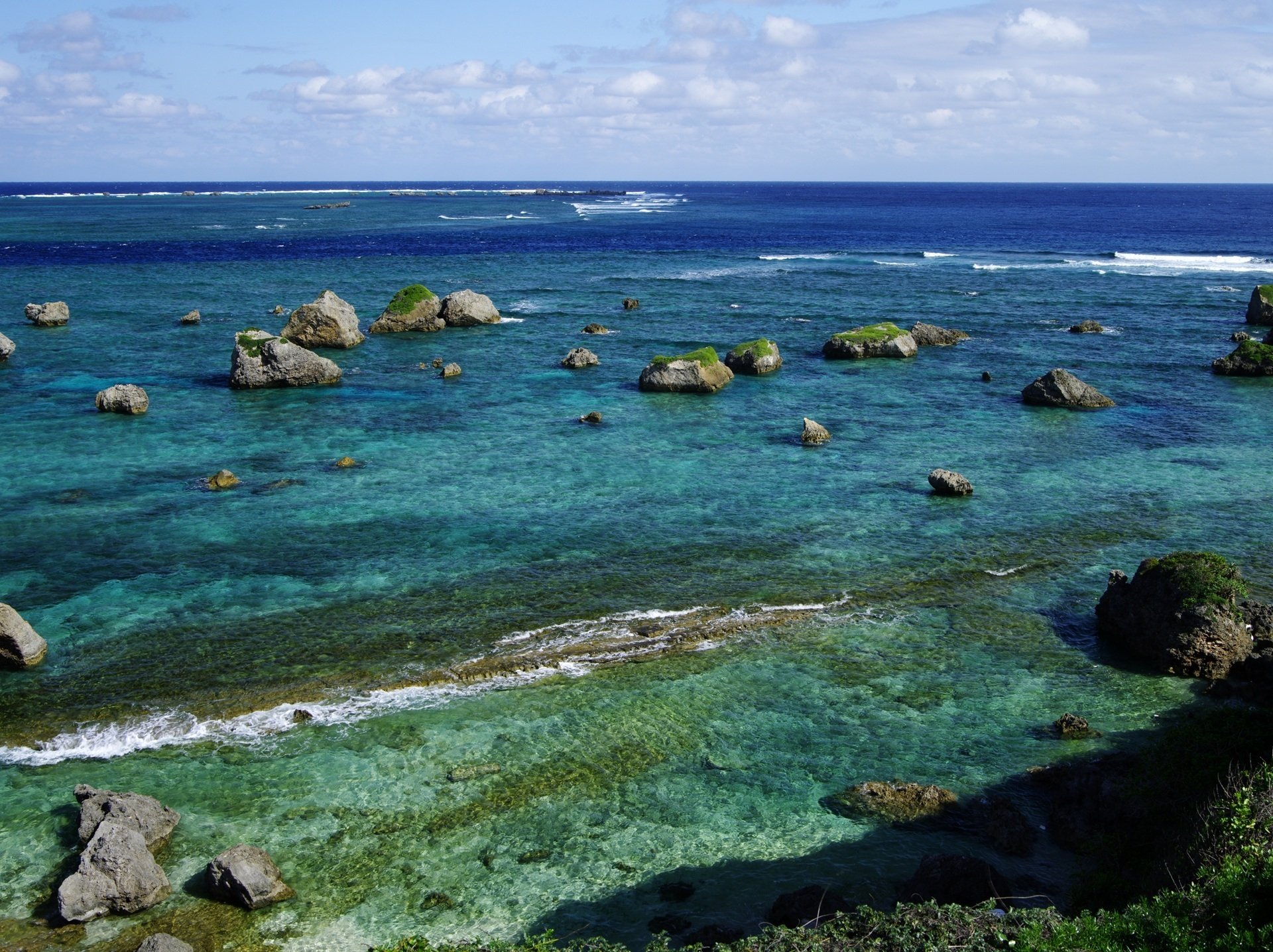 写真　風景　全紙サイズ　沖縄宮古島東平安名崎『翠玉のかなた』 写真 風景 全紙サイズ 沖縄宮古島東平安名崎『翠玉のかなた