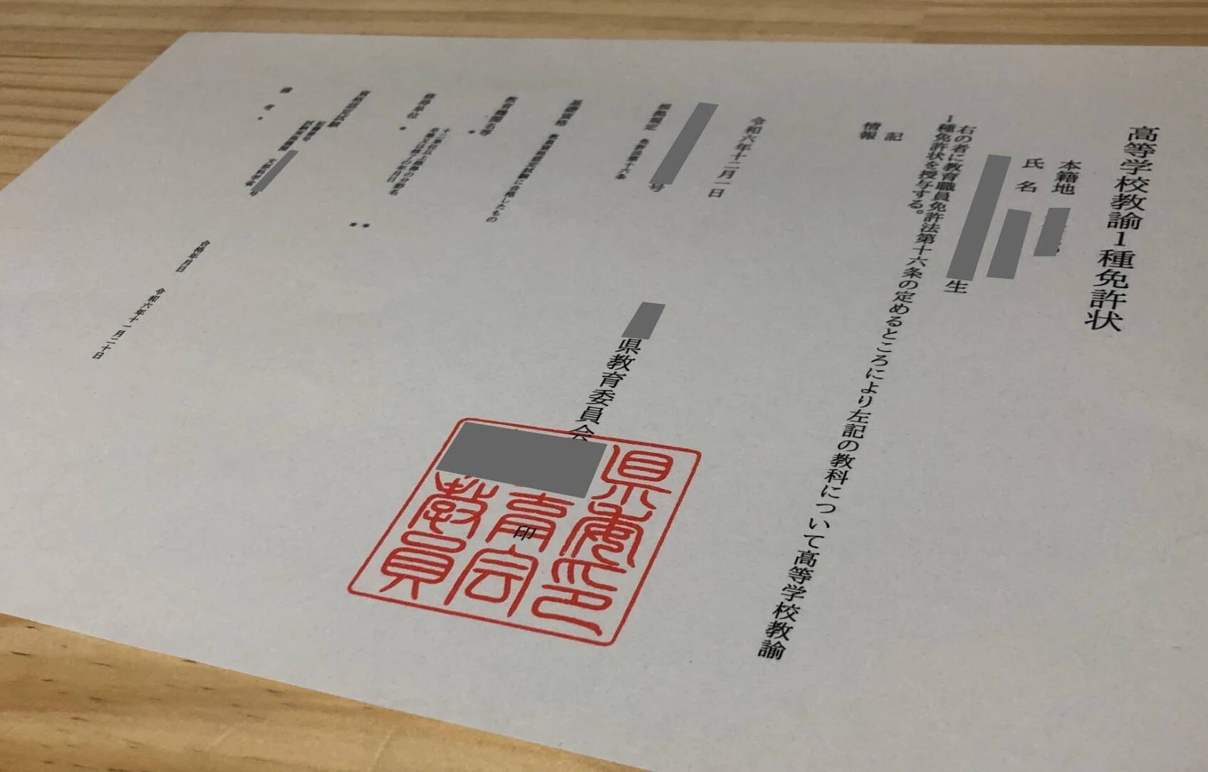 高等学校教員資格認定試験で教員免許が得られました！｜Yoibataraki