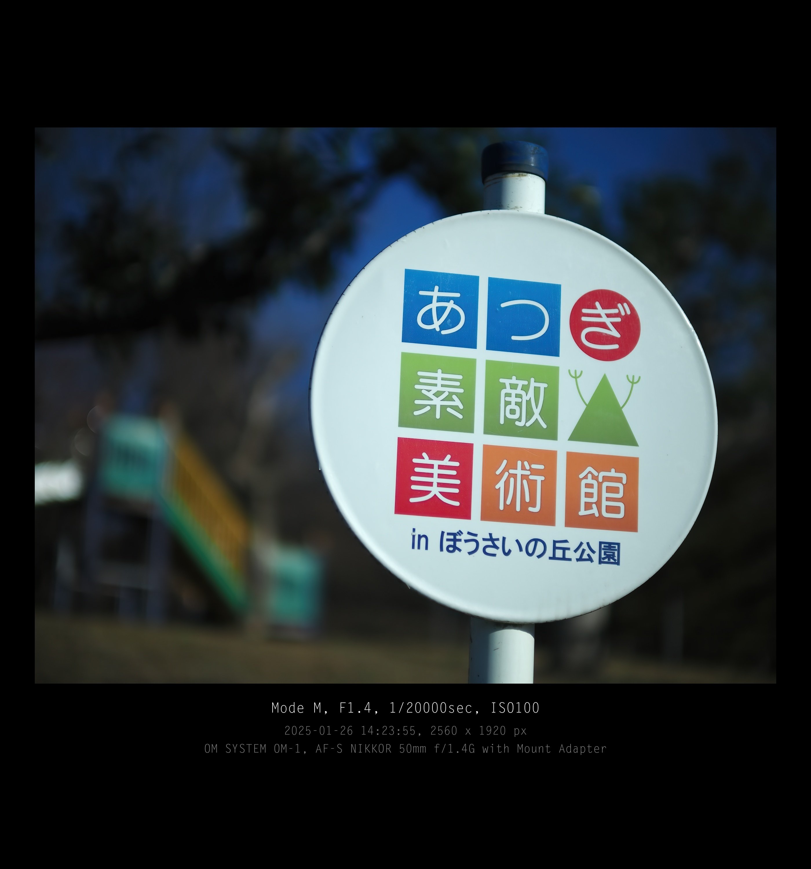 50mm f1.4 レンズのボケ具合を確認（2）マイクロフォーサーズ