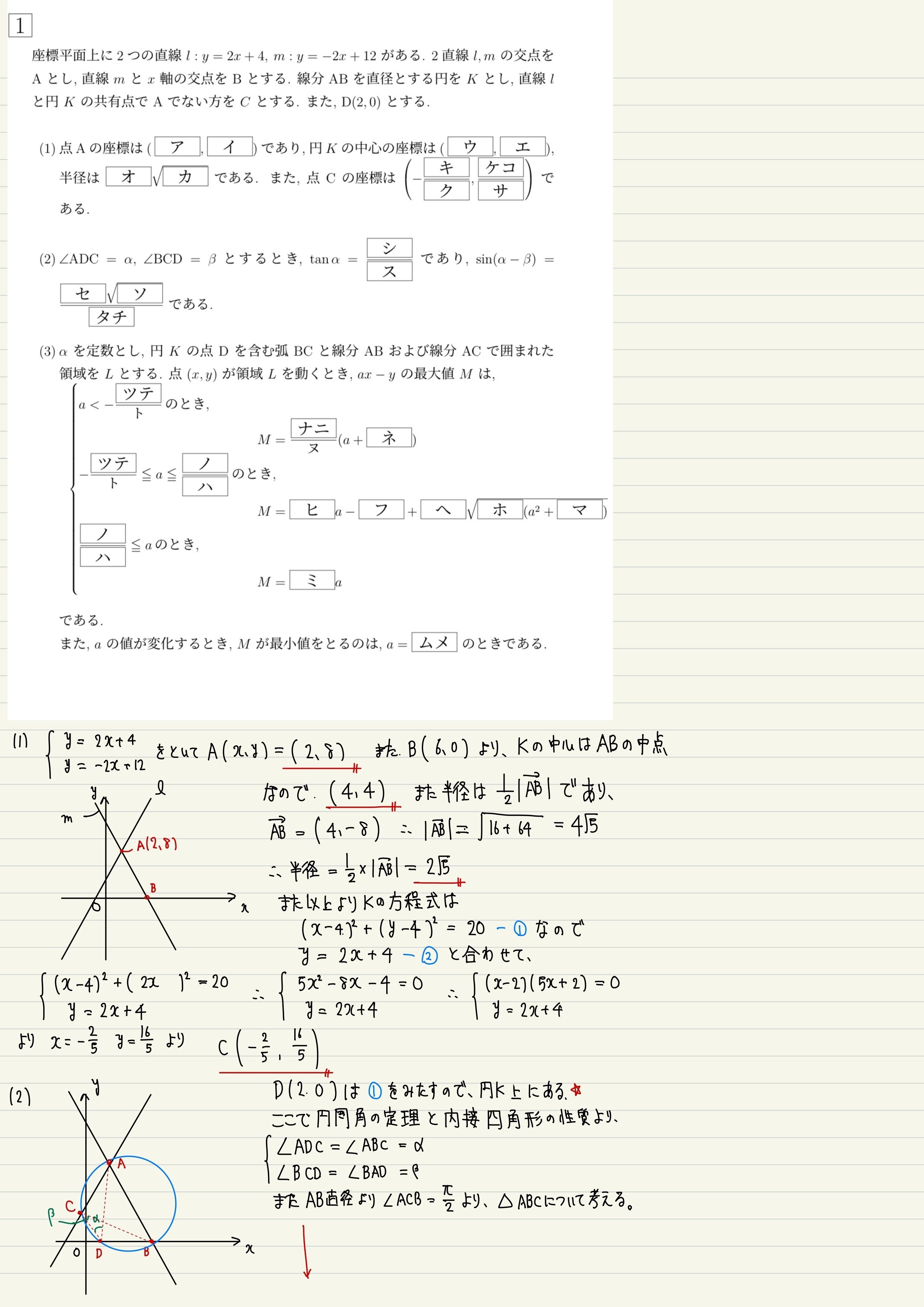 川崎医科大学附属高校過去問 川崎医科大学附属高校2017年度数学入試問題2.関数 |プロ家庭教師