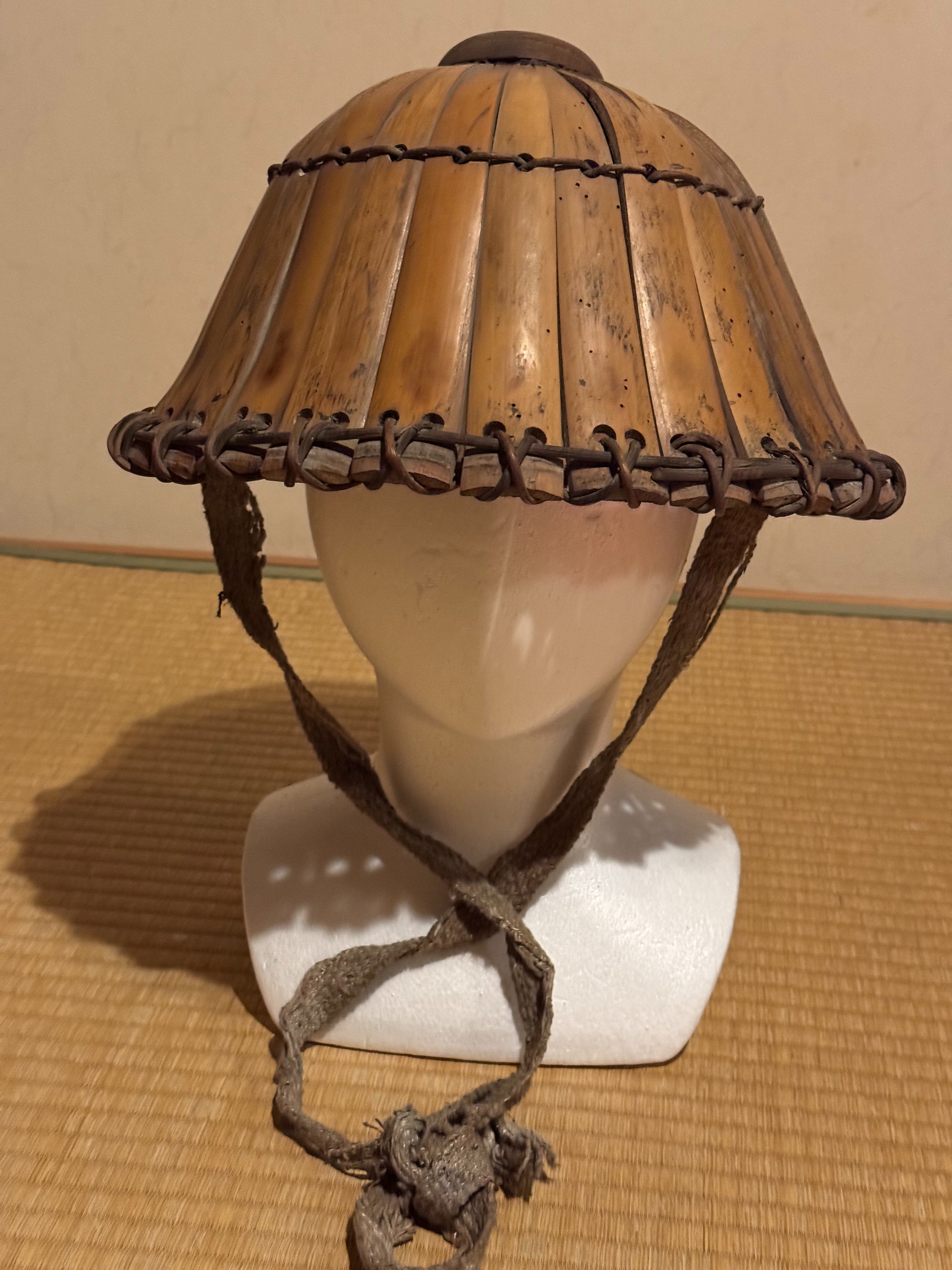 戦時下の一品＞ー防空竹兜ー行きつくところまで来たという代物｜信州