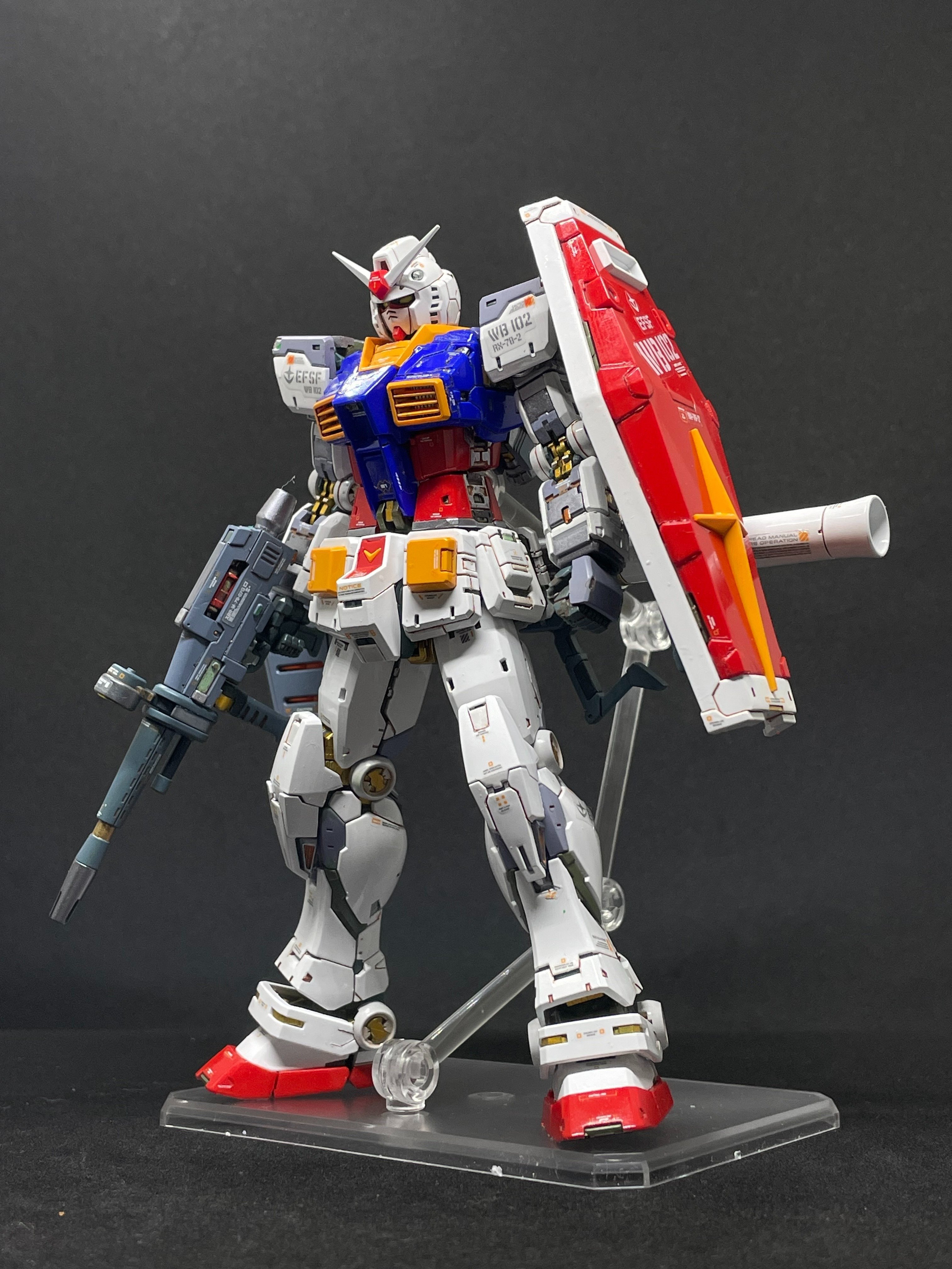 【お気に入り】 1/144RGガンダム2.0をつくってみた｜こねこなめこ ロボット