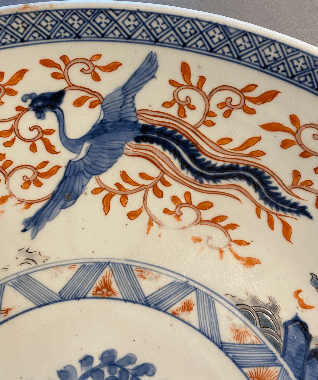 龍と鳳凰の大皿｜山林