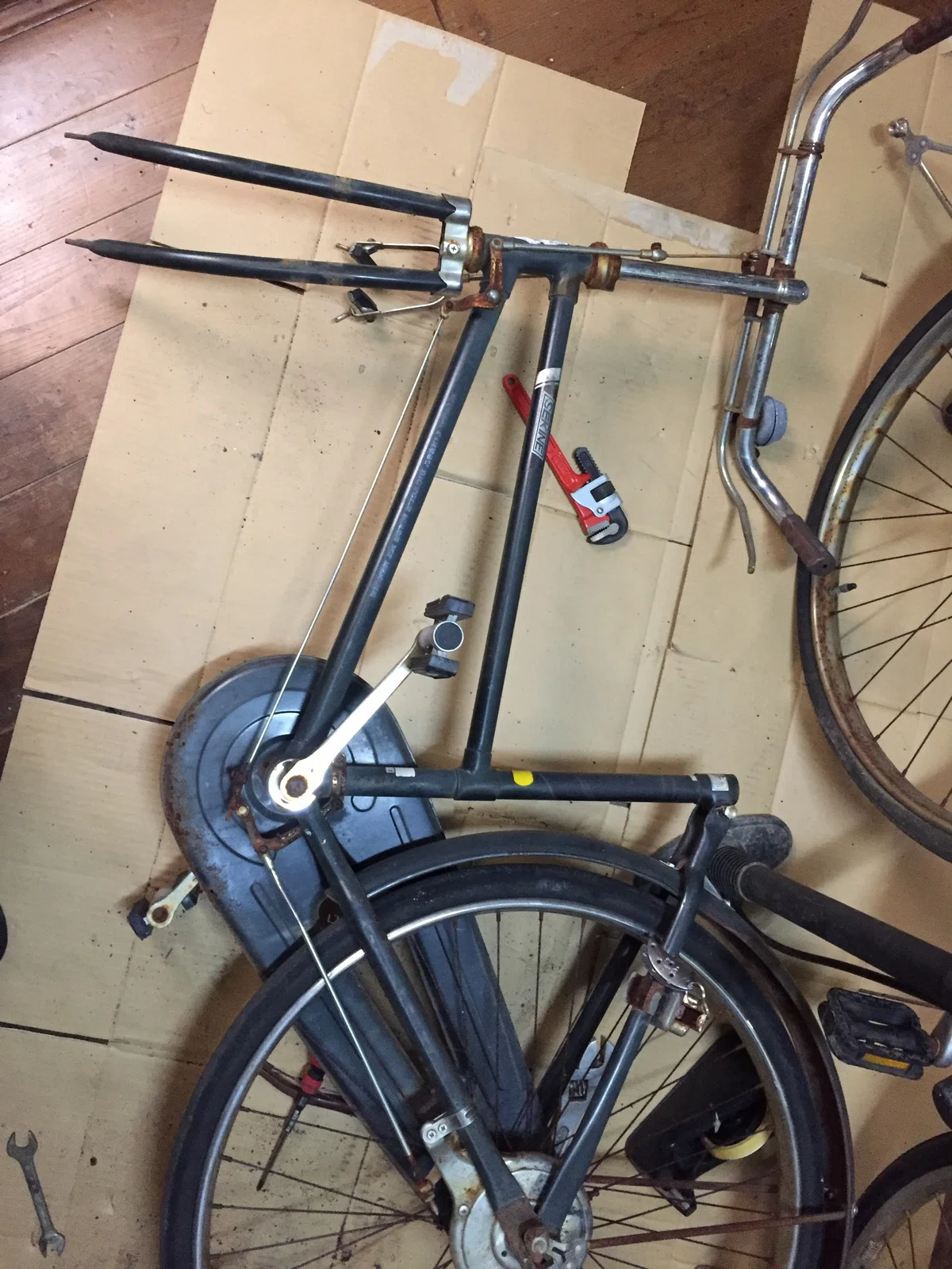 実用自転車 SEKINE-cycle レストア&カスタム（2023-2024記録）｜山本海 