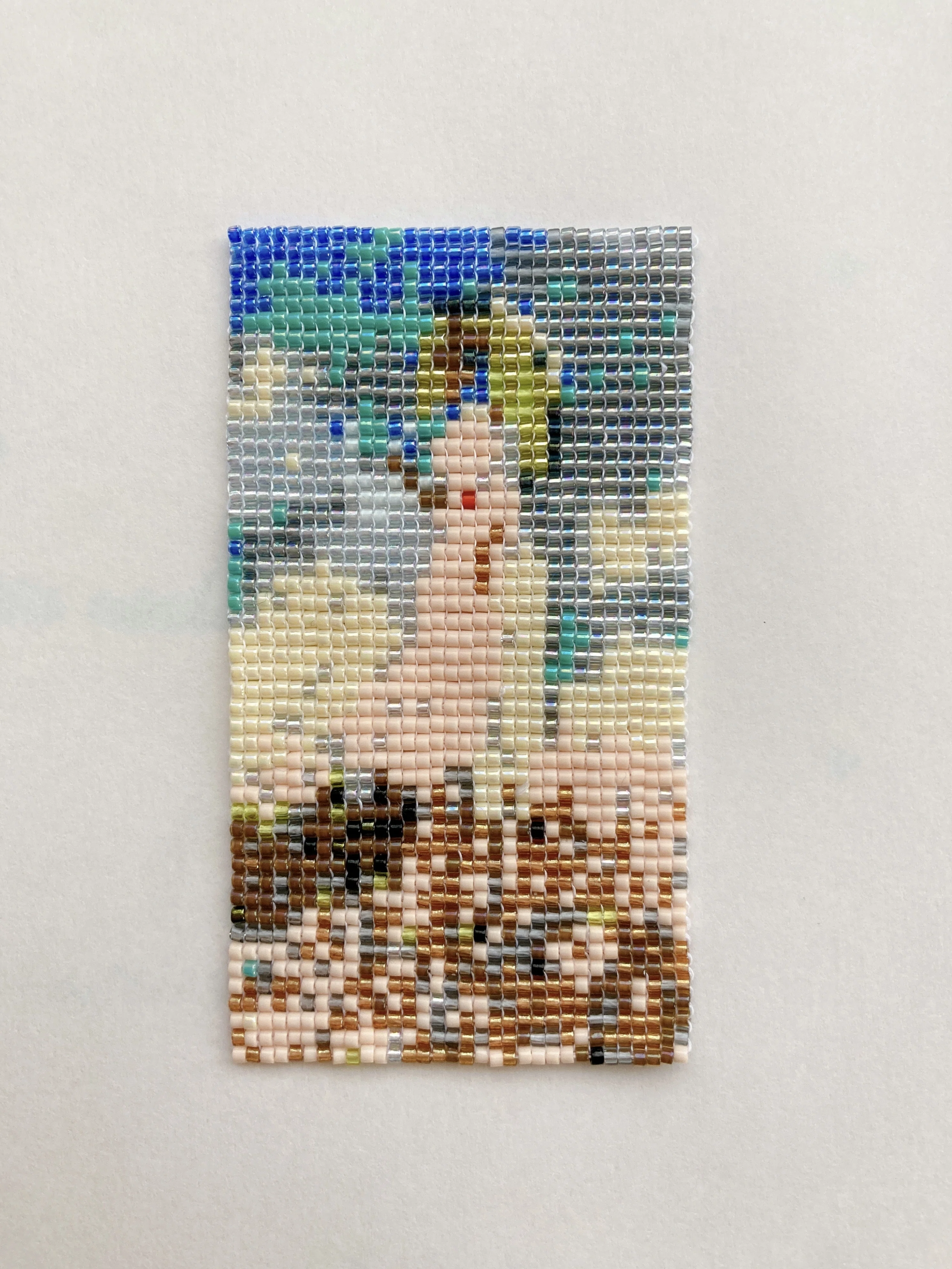ビーズ織り絵画】色選びが難しい｜海原 なぎ🌕魔女の大釡