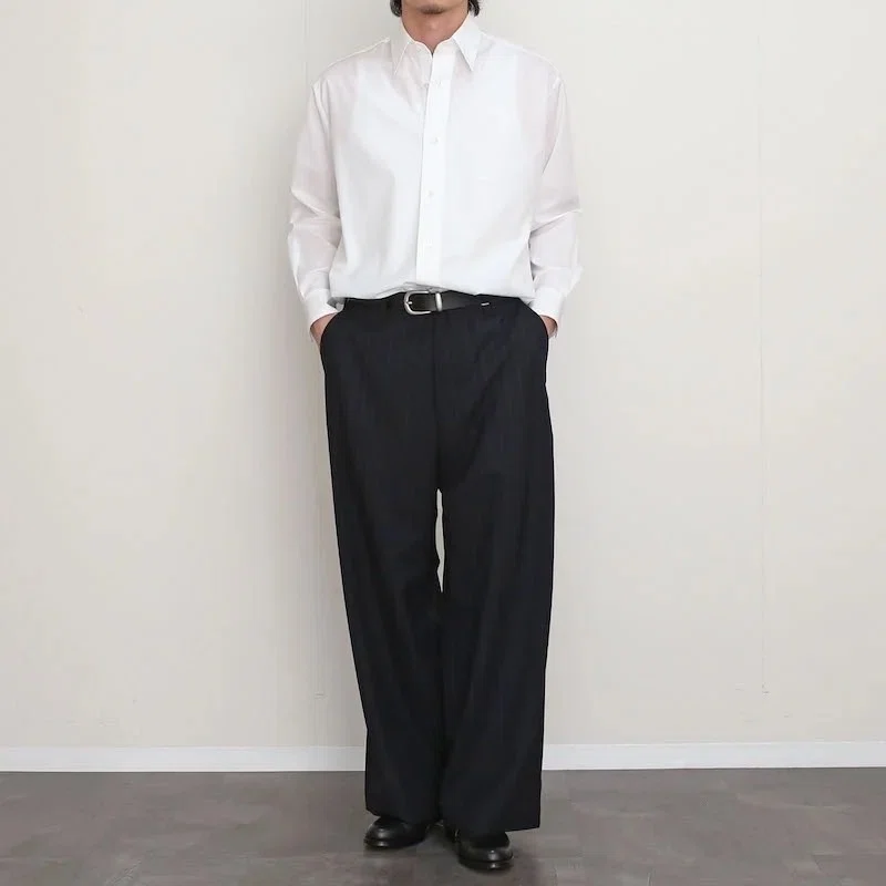 UNIVERSAL PRODUCTS】SUMMER WOOL WIDE TROUSERS｜THIRTY' THIRTY'