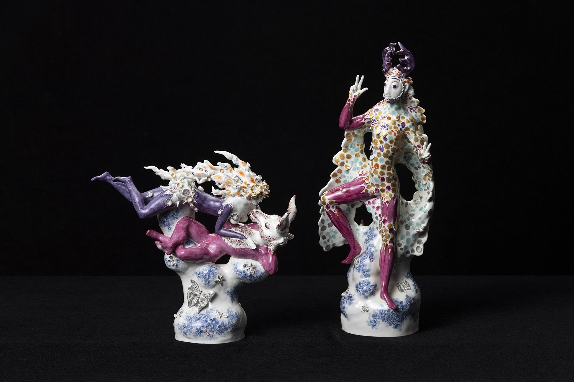マイセン MEISSEN ドラゴンメロディー 陶板画 ハインツ